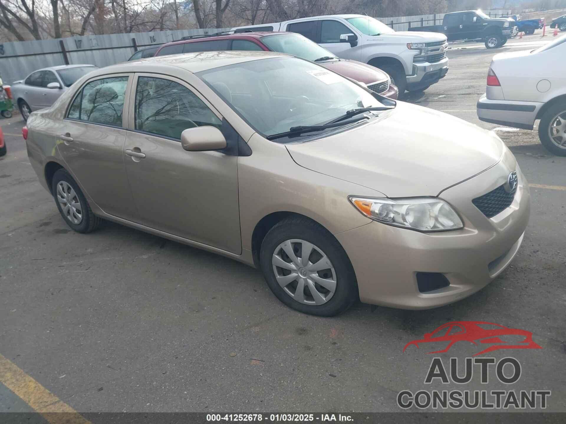 TOYOTA COROLLA 2009 - 1NXBU40E09Z006785