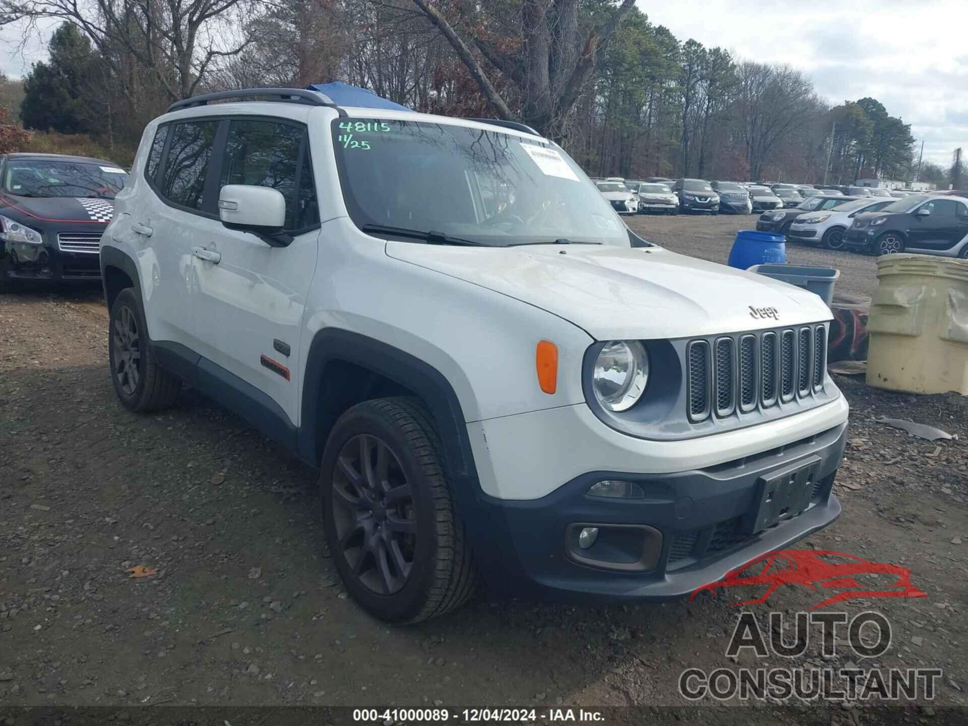 JEEP RENEGADE 2016 - ZACCJBBT2GPD25881