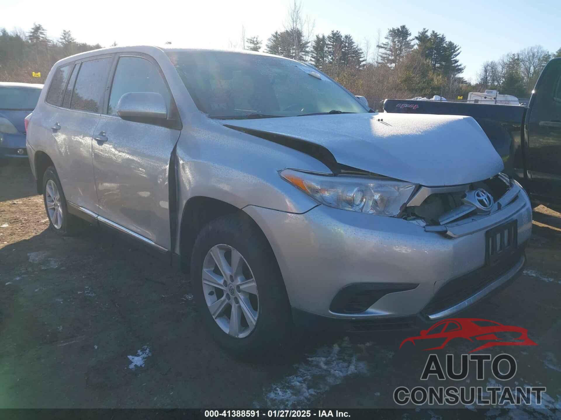 TOYOTA HIGHLANDER 2013 - 5TDBK3EH6DS222323
