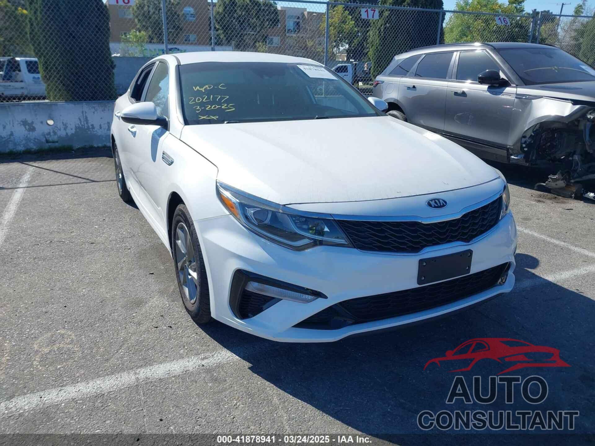 KIA OPTIMA 2019 - 5XXGT4L39KG284345
