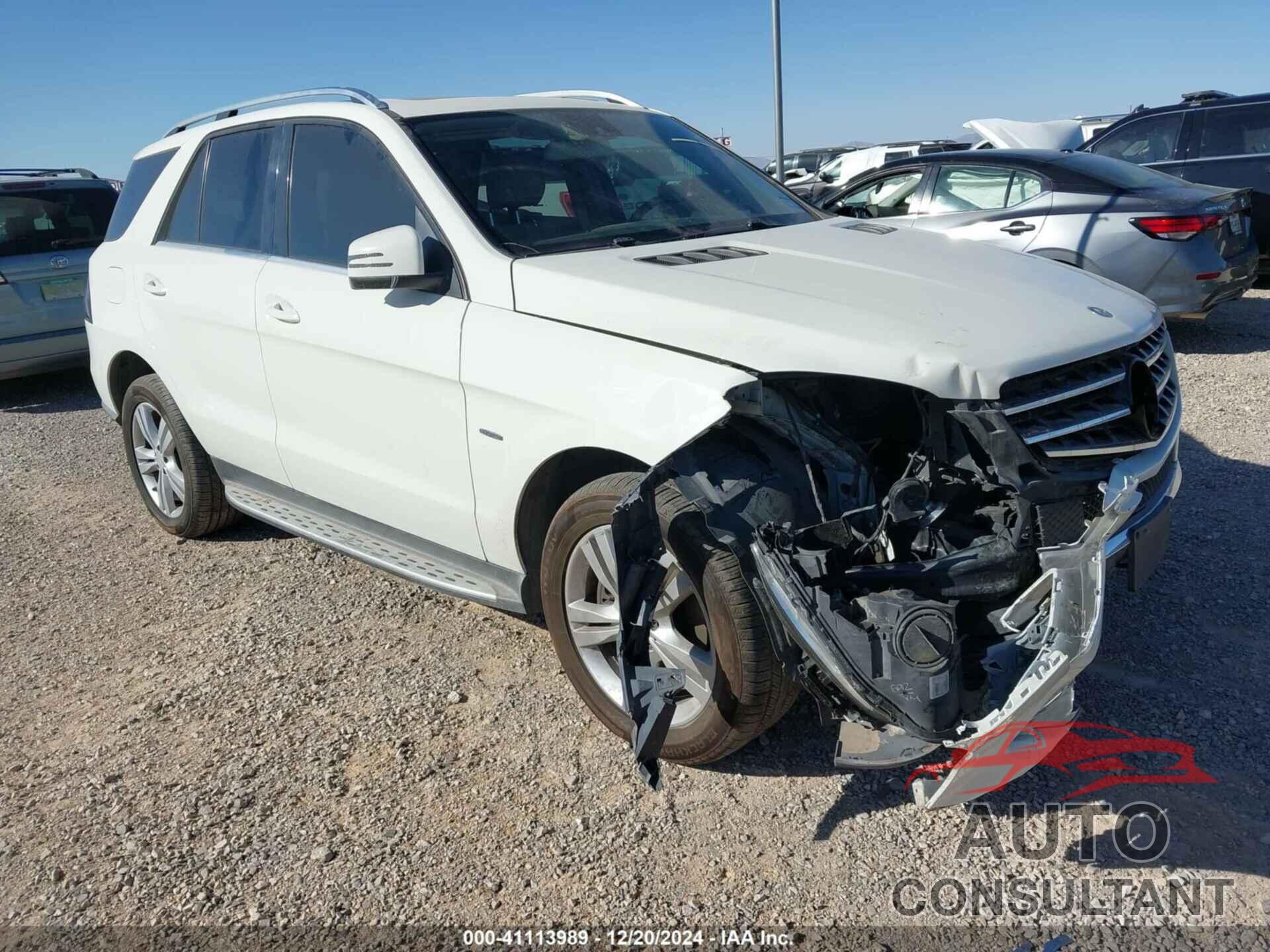 MERCEDES-BENZ ML 350 2012 - 4JGDA5HB8CA045196