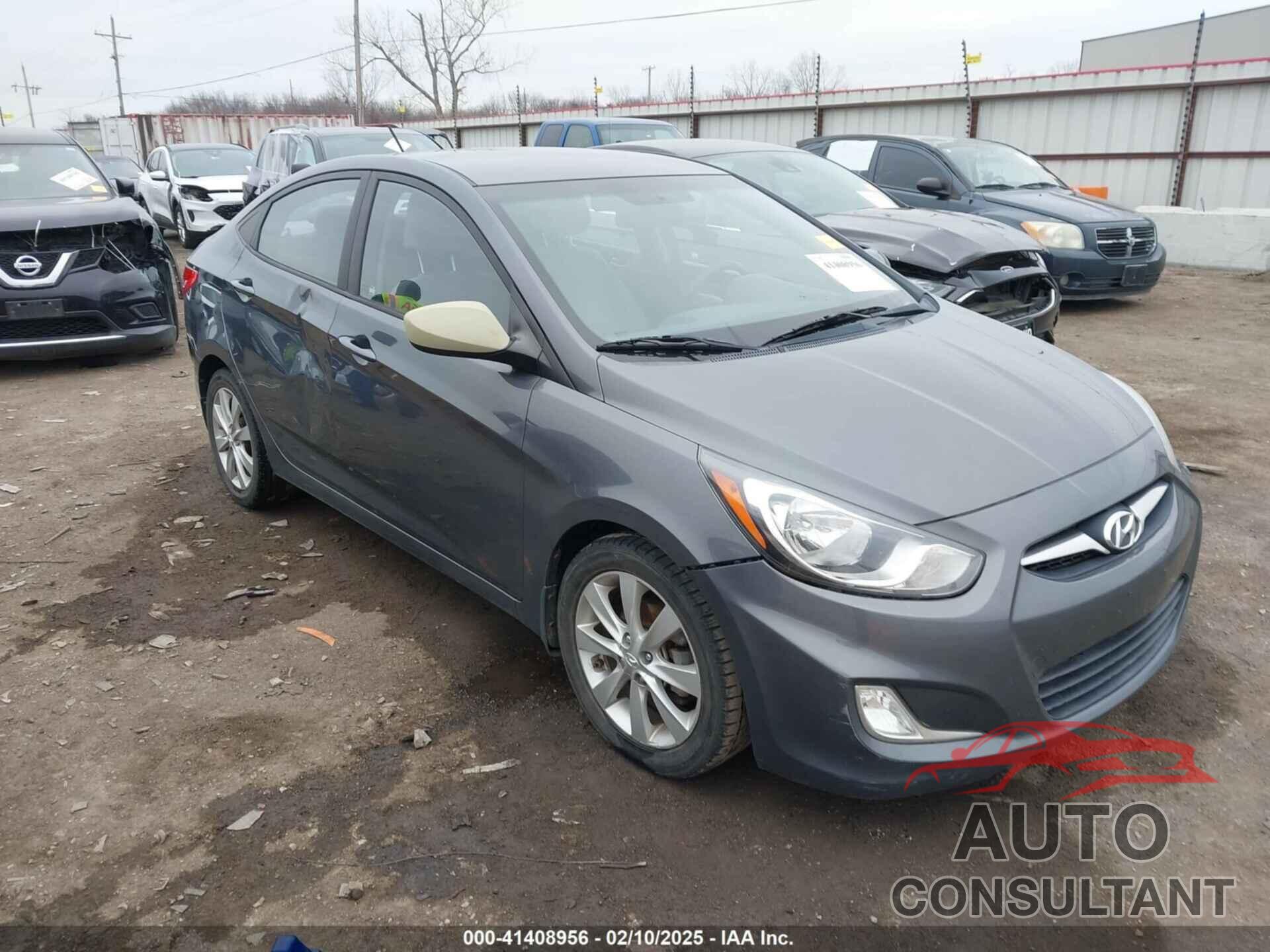 HYUNDAI ACCENT 2012 - KMHCU4AE1CU167401