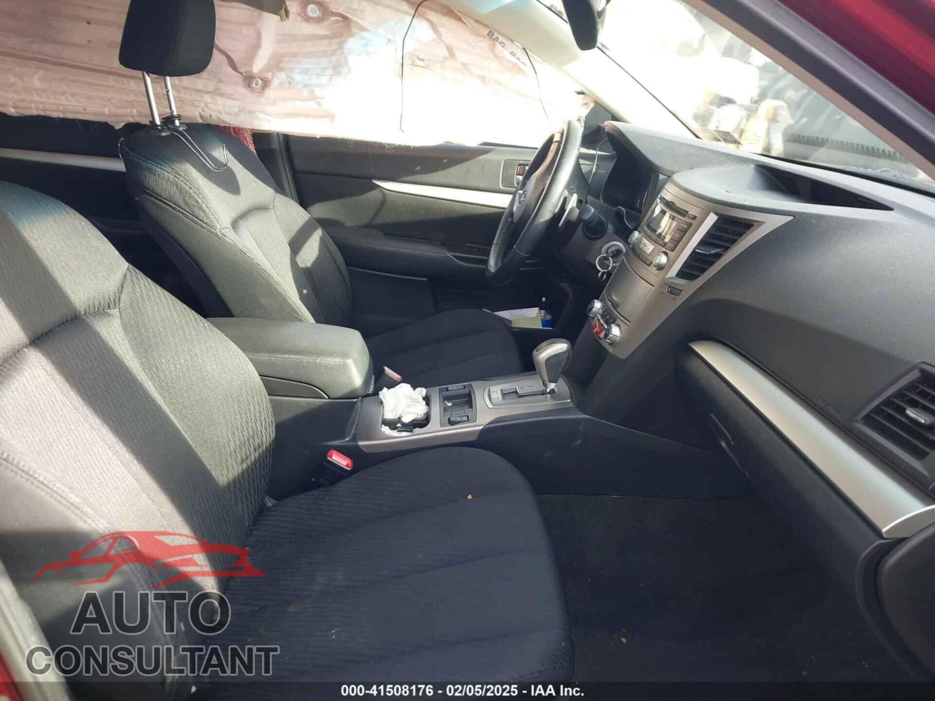 SUBARU OUTBACK 2012 - 4S4BRBGC9C3280462