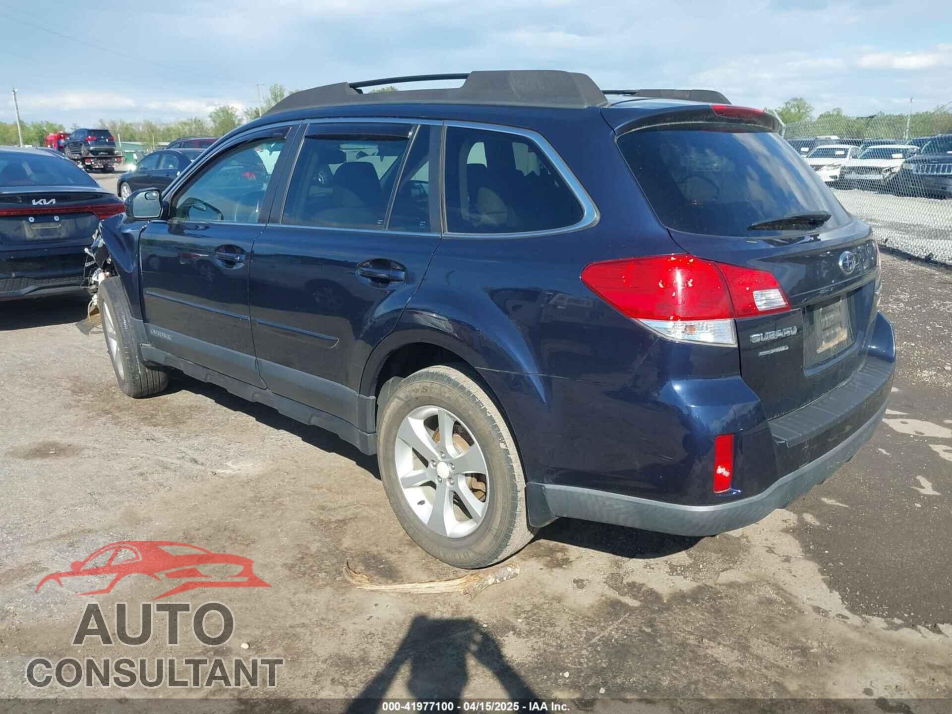SUBARU OUTBACK 2013 - 4S4BRBGC8D3291096