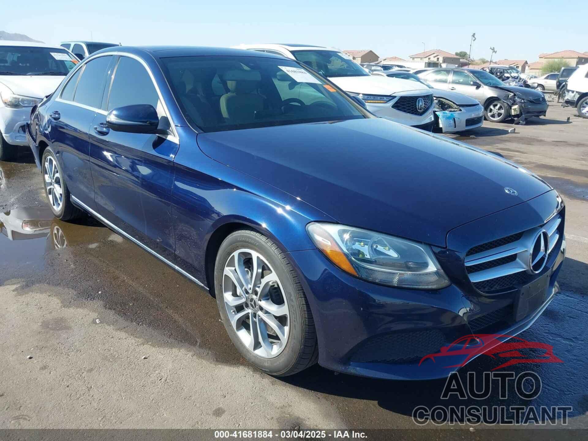 MERCEDES-BENZ C 300 2018 - WDDWF4JBXJR415992
