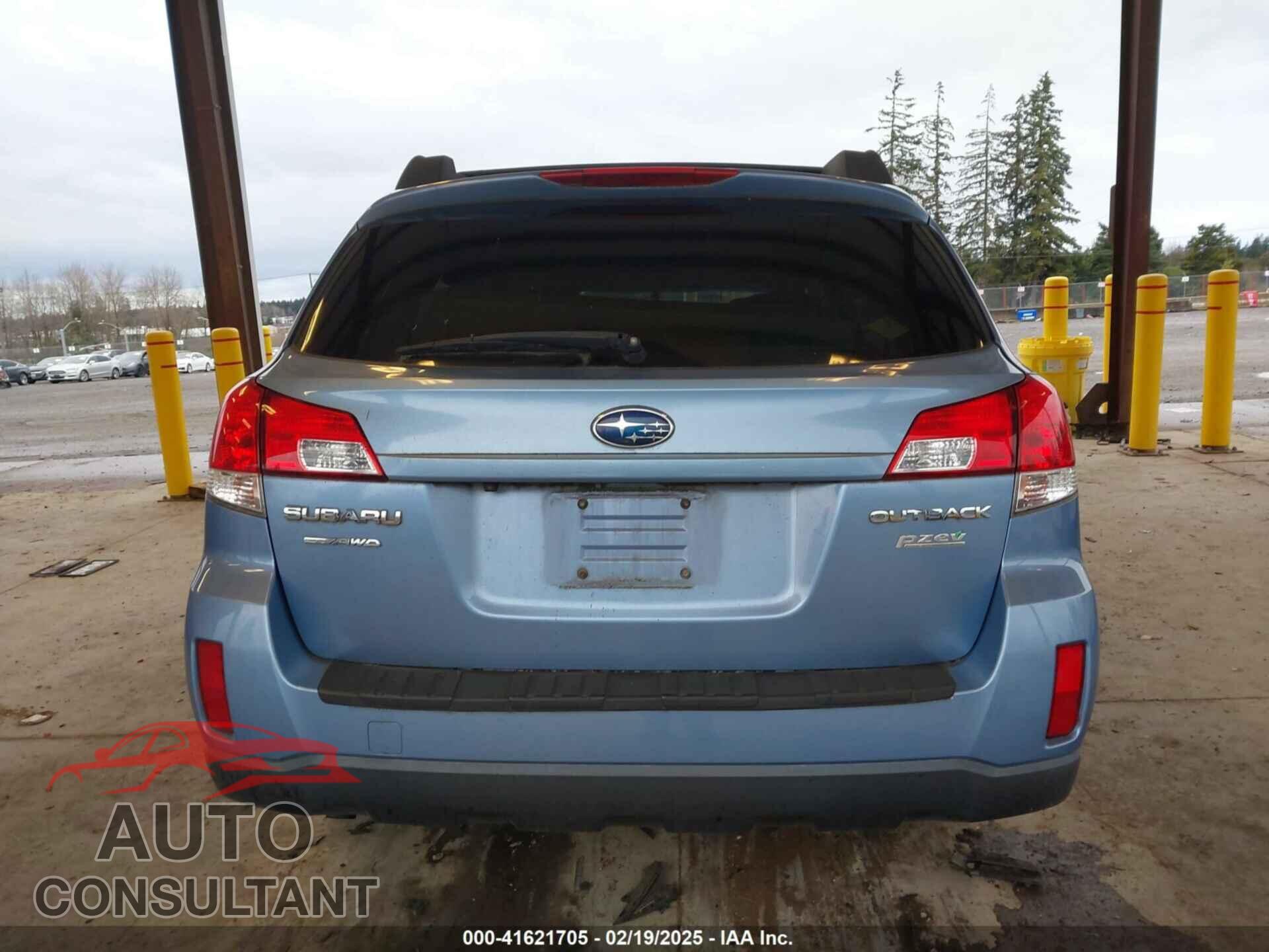 SUBARU OUTBACK 2011 - 4S4BRBGC7B3370367