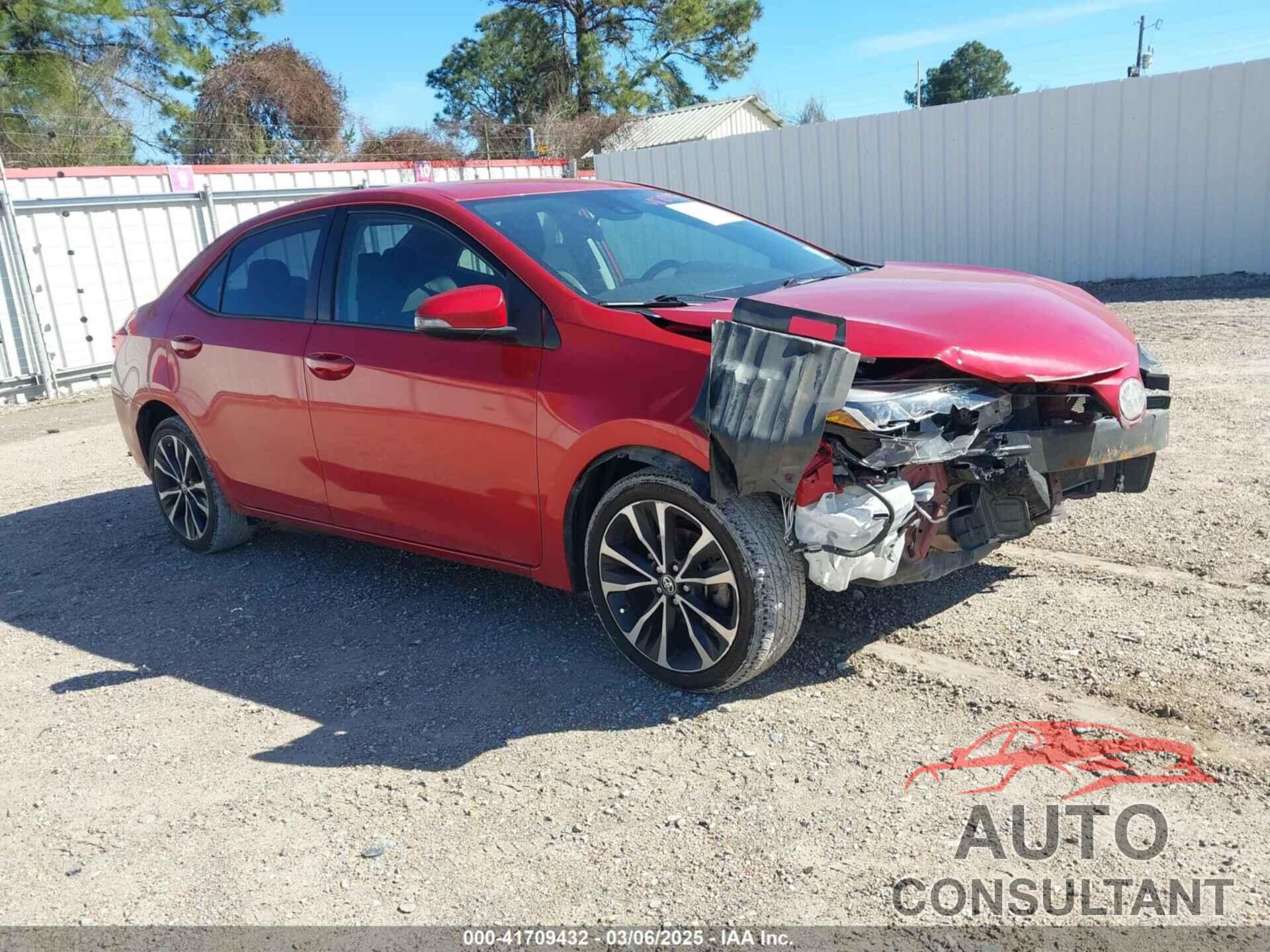TOYOTA COROLLA 2019 - 5YFBURHE8KP861582