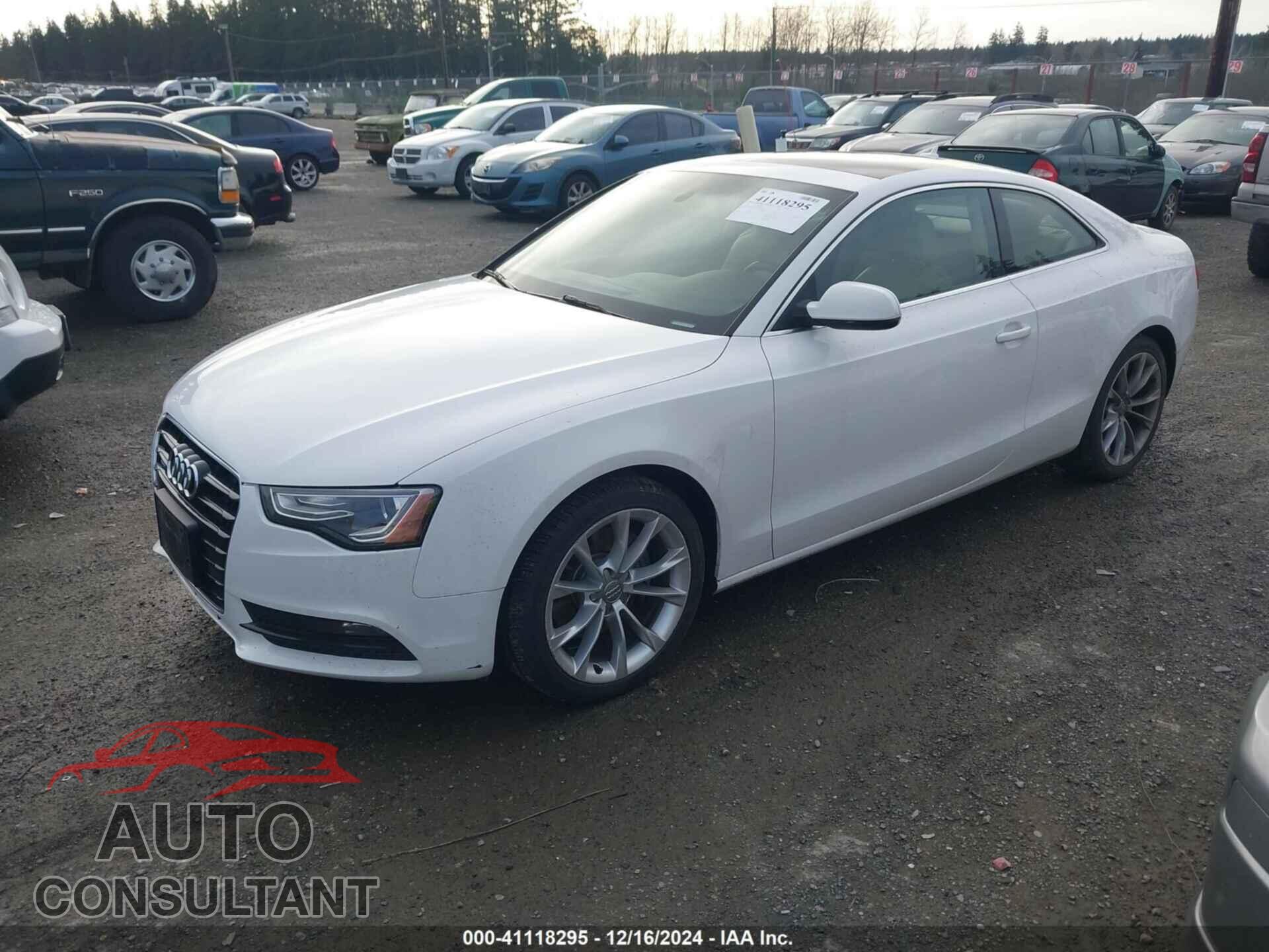 AUDI A5 2013 - WAULFAFR2DA039998