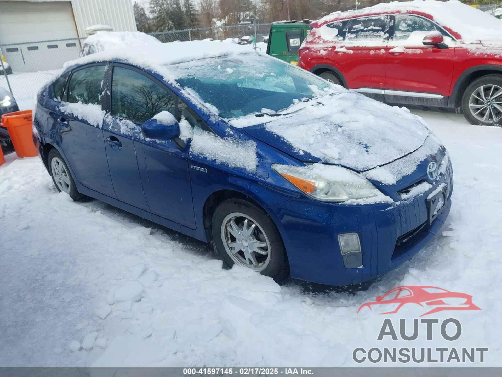 TOYOTA PRIUS 2011 - JTDKN3DU7B0324476