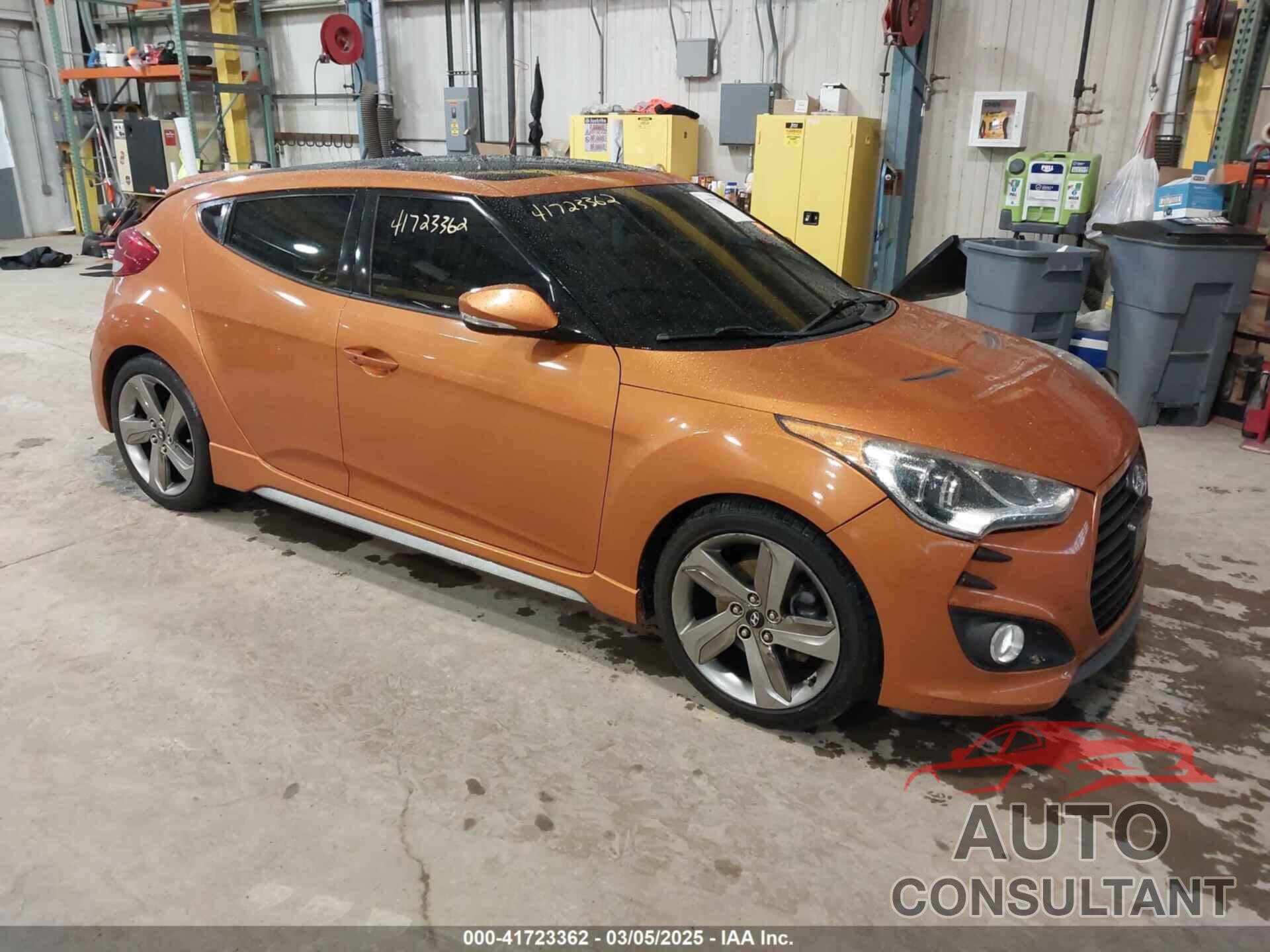 HYUNDAI VELOSTER 2013 - KMHTC6AE2DU109927