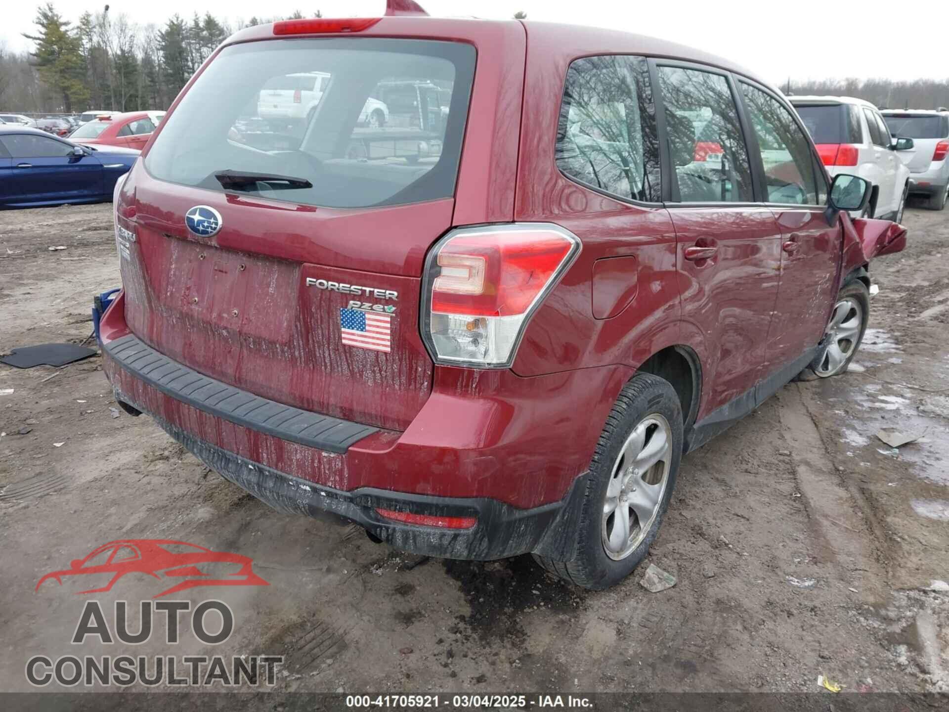 SUBARU FORESTER 2017 - JF2SJAACXHH444845