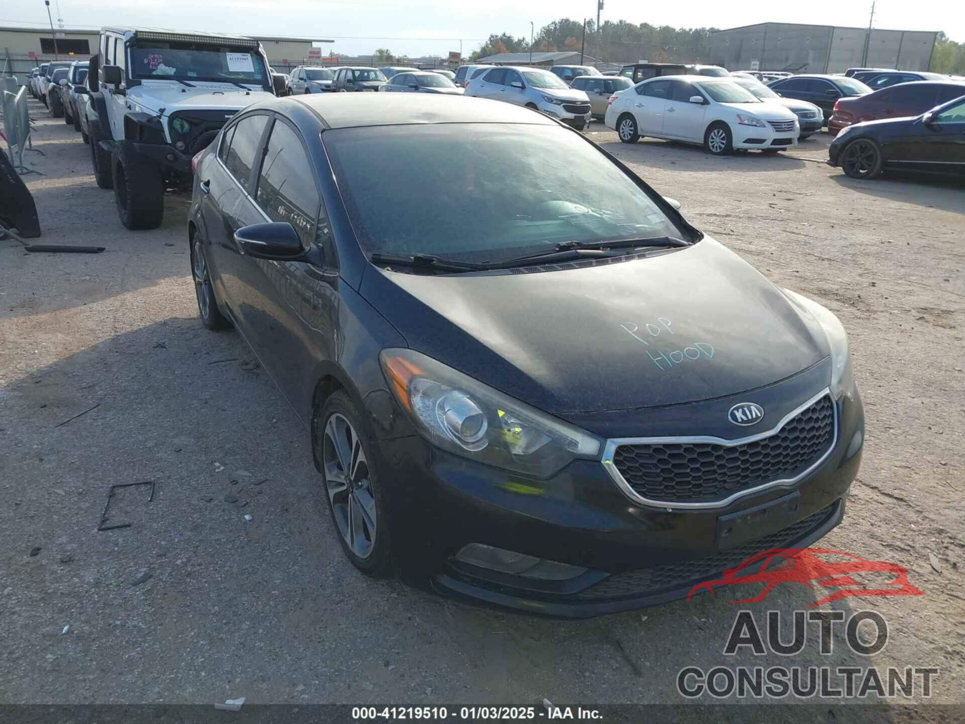 KIA FORTE 2016 - KNAFX4A85G5524871