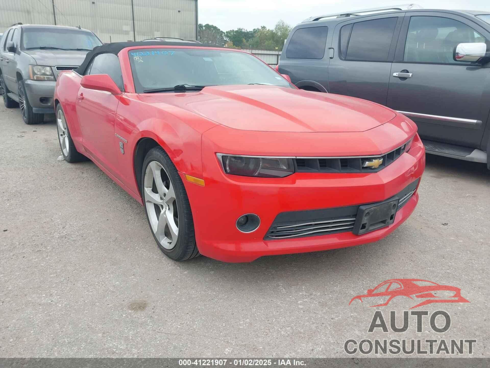 CHEVROLET CAMARO 2015 - 2G1FD3D31F9265408