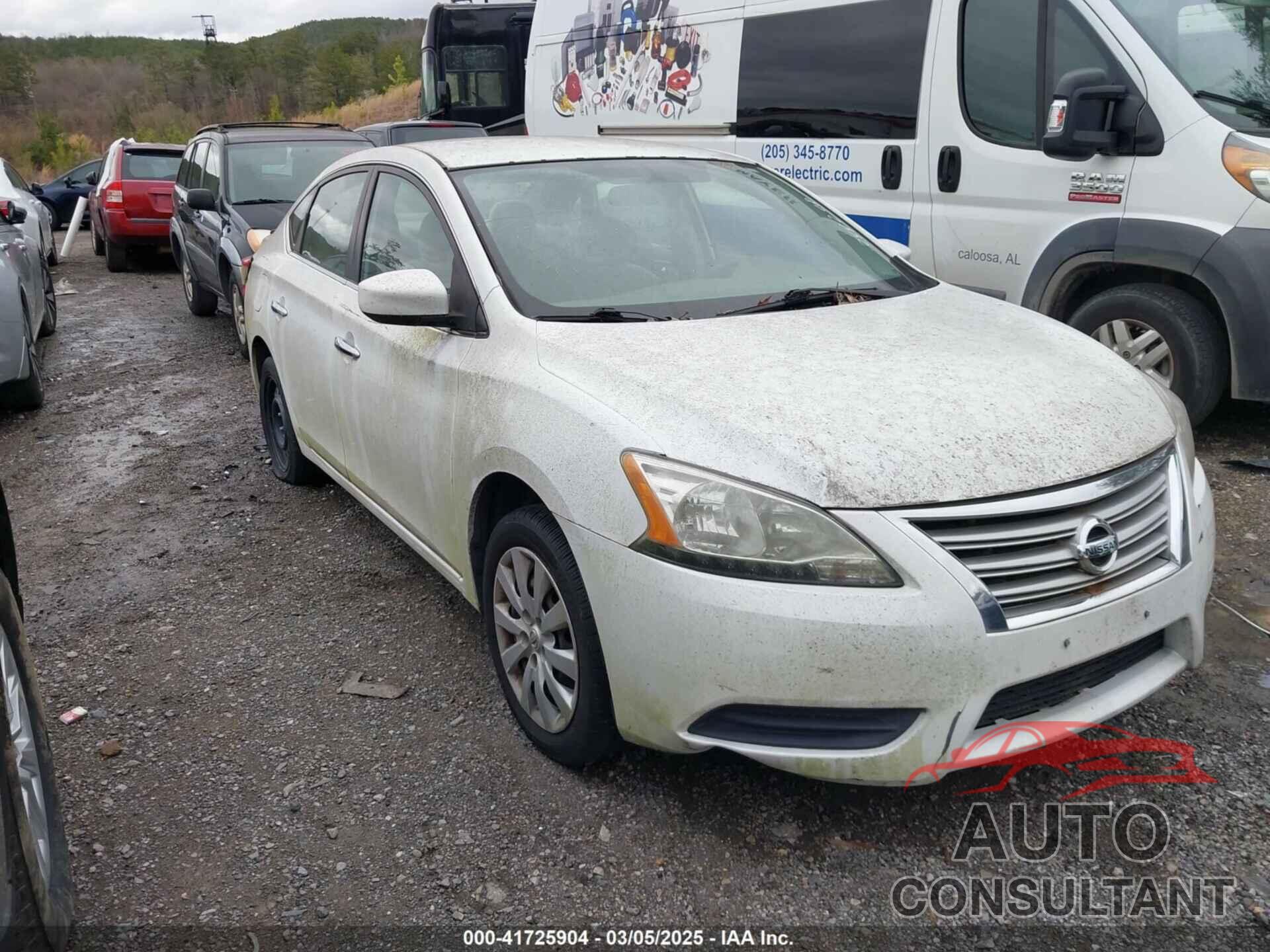 NISSAN SENTRA 2014 - 3N1AB7APXEY244208