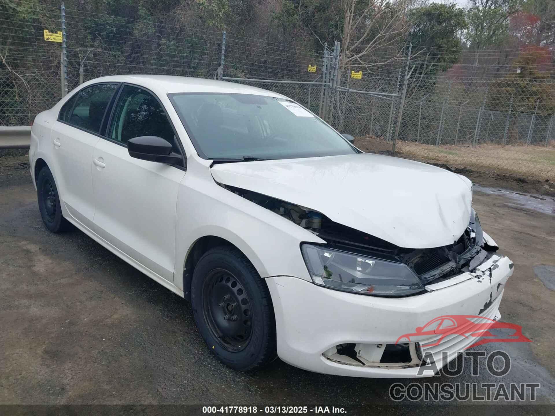 VOLKSWAGEN JETTA 2013 - 3VW2K7AJ2DM293709