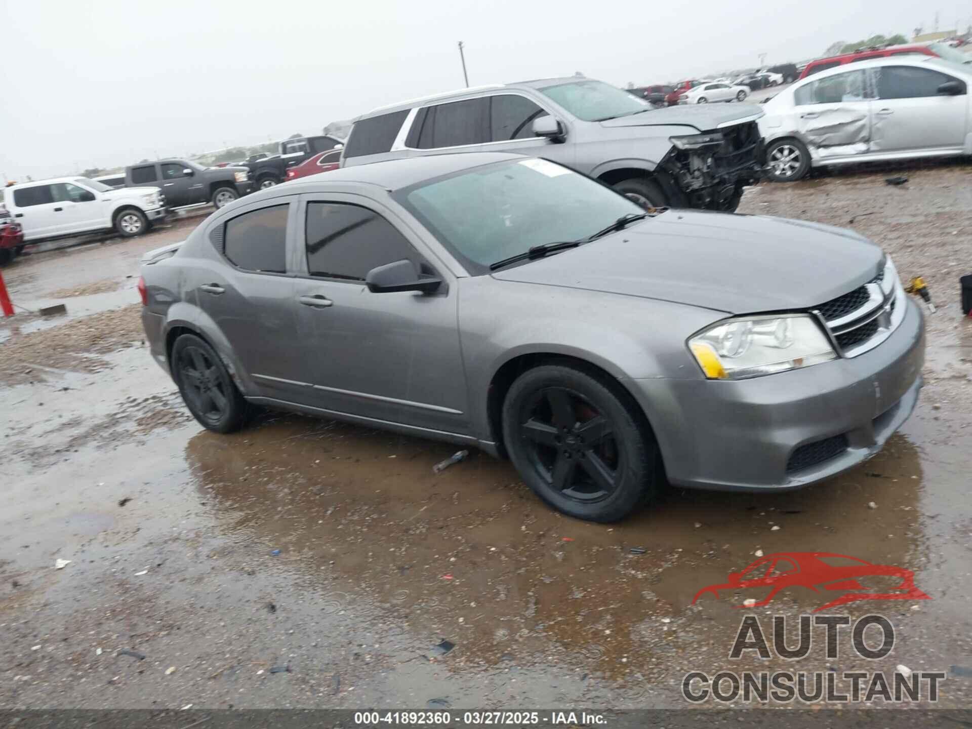 DODGE AVENGER 2012 - 1C3CDZAB7CN154027