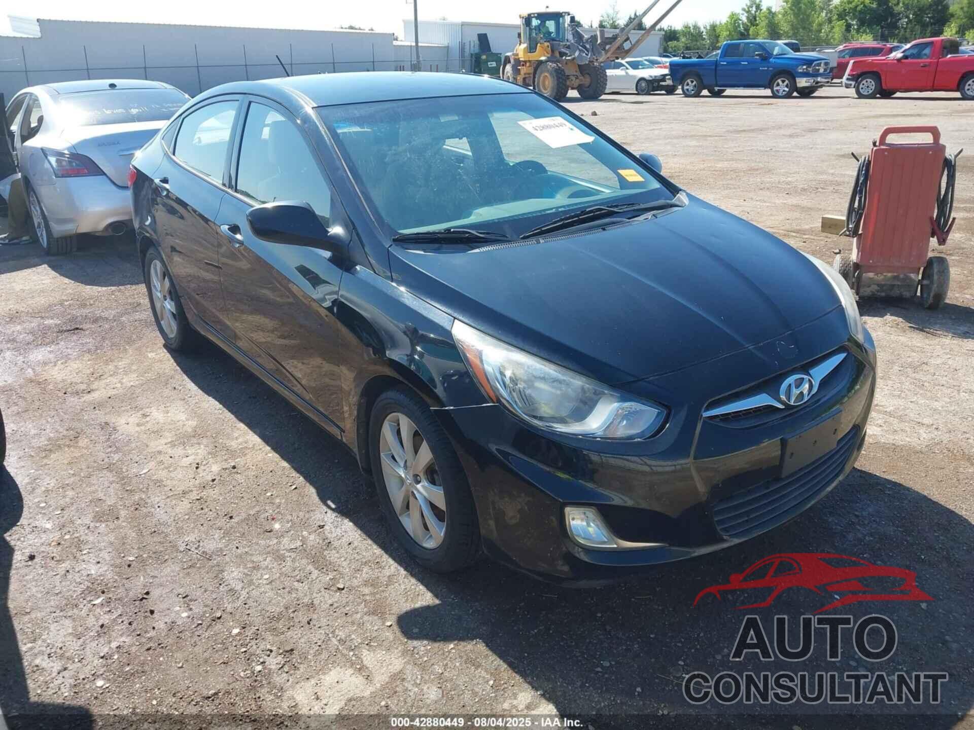 HYUNDAI ACCENT 2013 - KMHCU4AE0DU289426