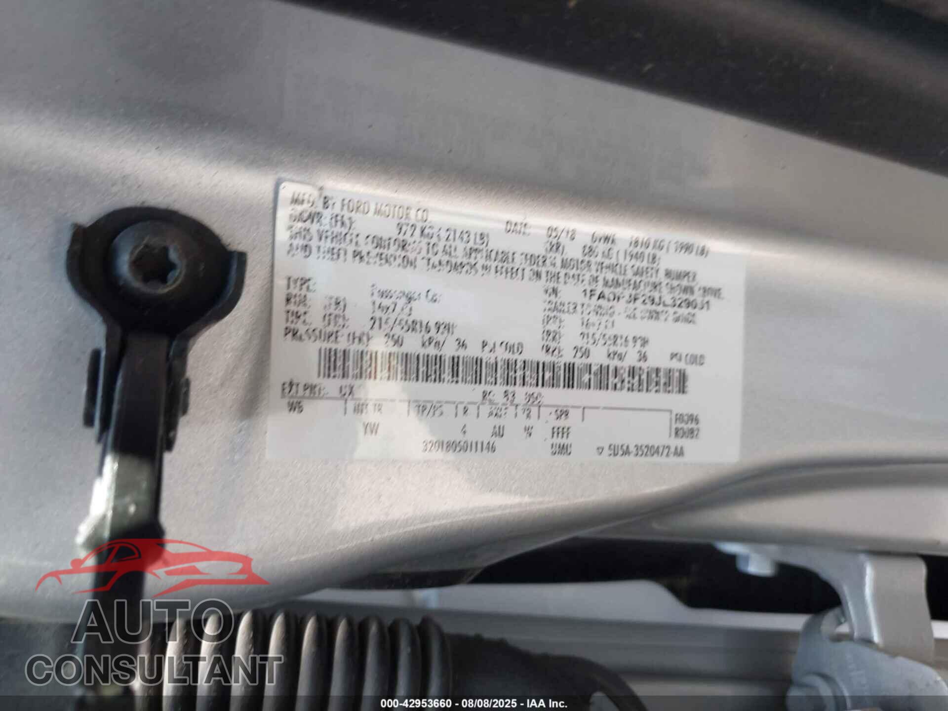 FORD FOCUS 2018 - 1FADP3F29JL329051