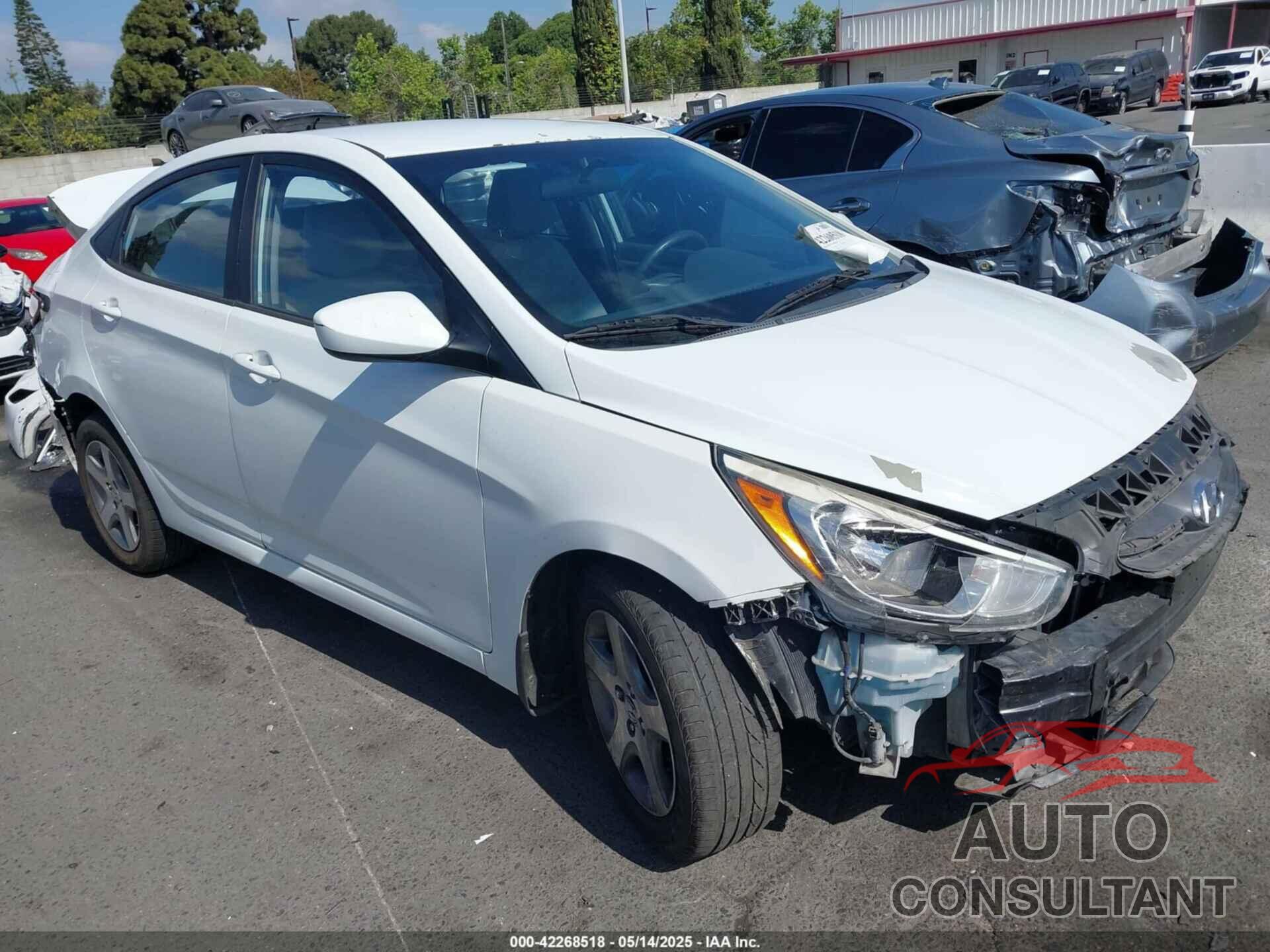 HYUNDAI ACCENT 2015 - KMHCT4AE3FU805199