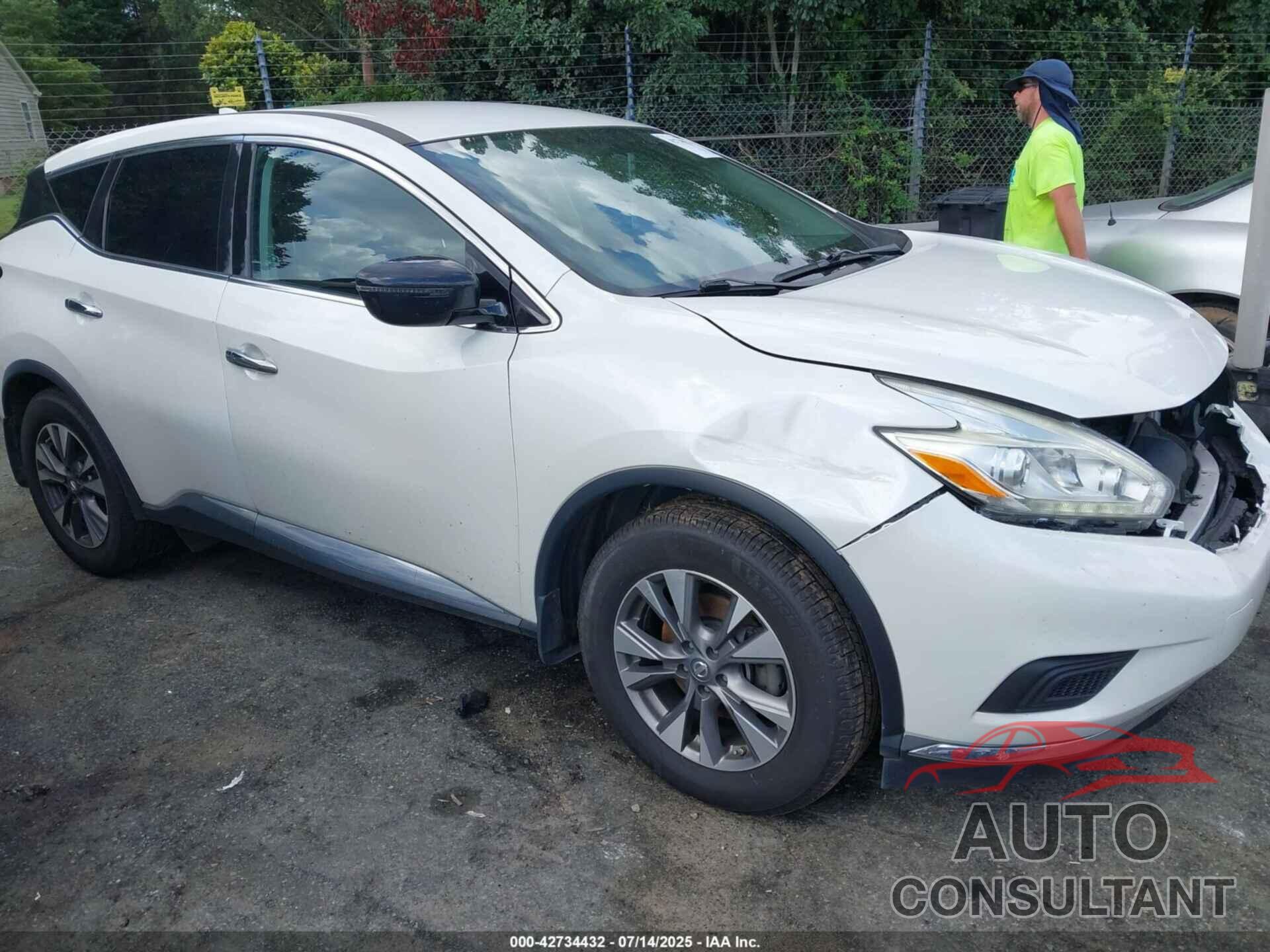 NISSAN MURANO 2017 - 5N1AZ2MH5HN162299