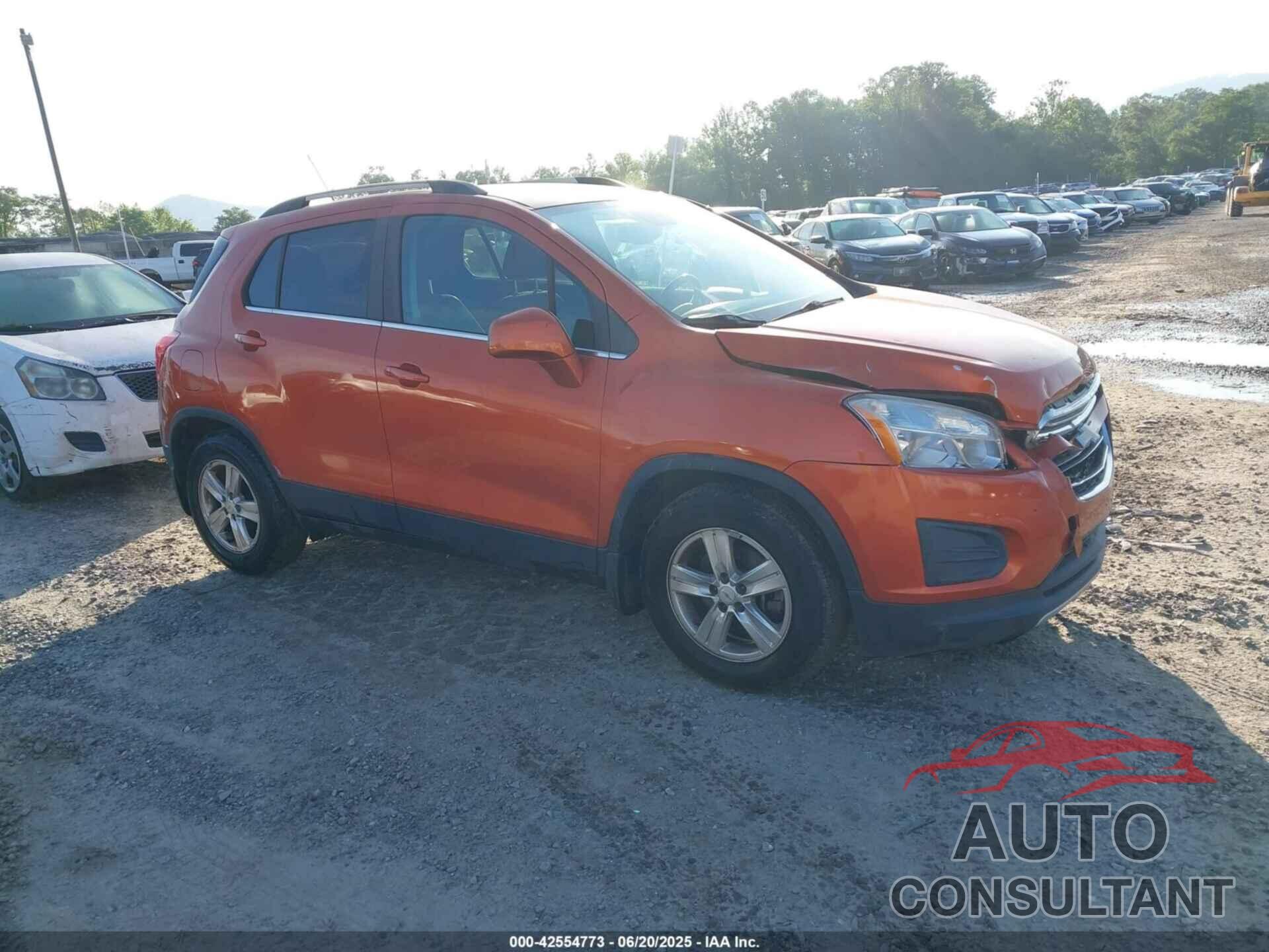 CHEVROLET TRAX 2016 - KL7CJLSBXGB698445