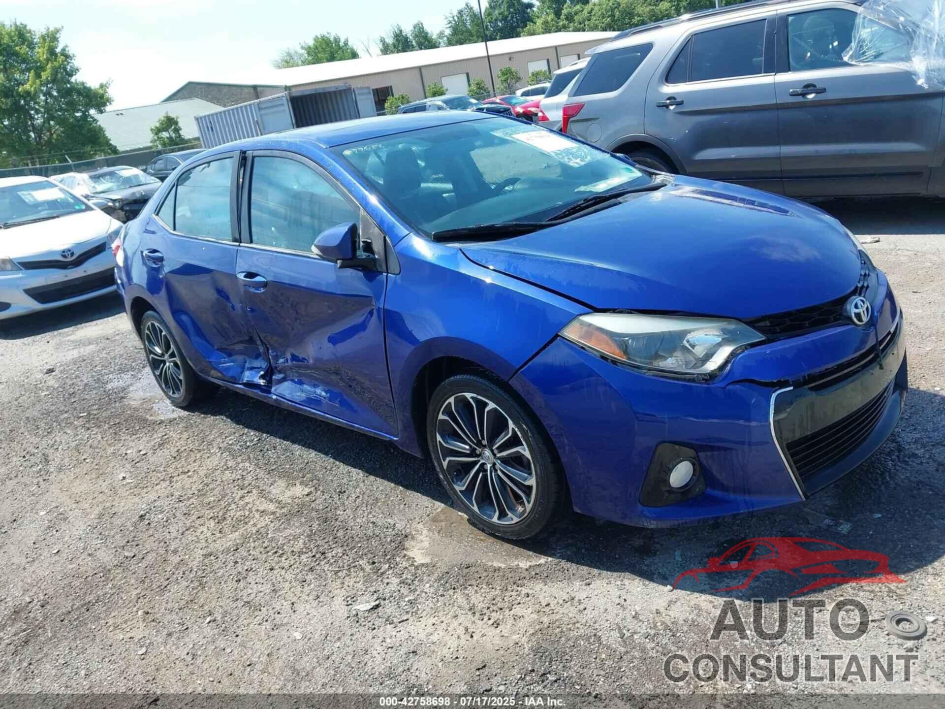 TOYOTA COROLLA 2016 - 2T1BURHE4GC579091