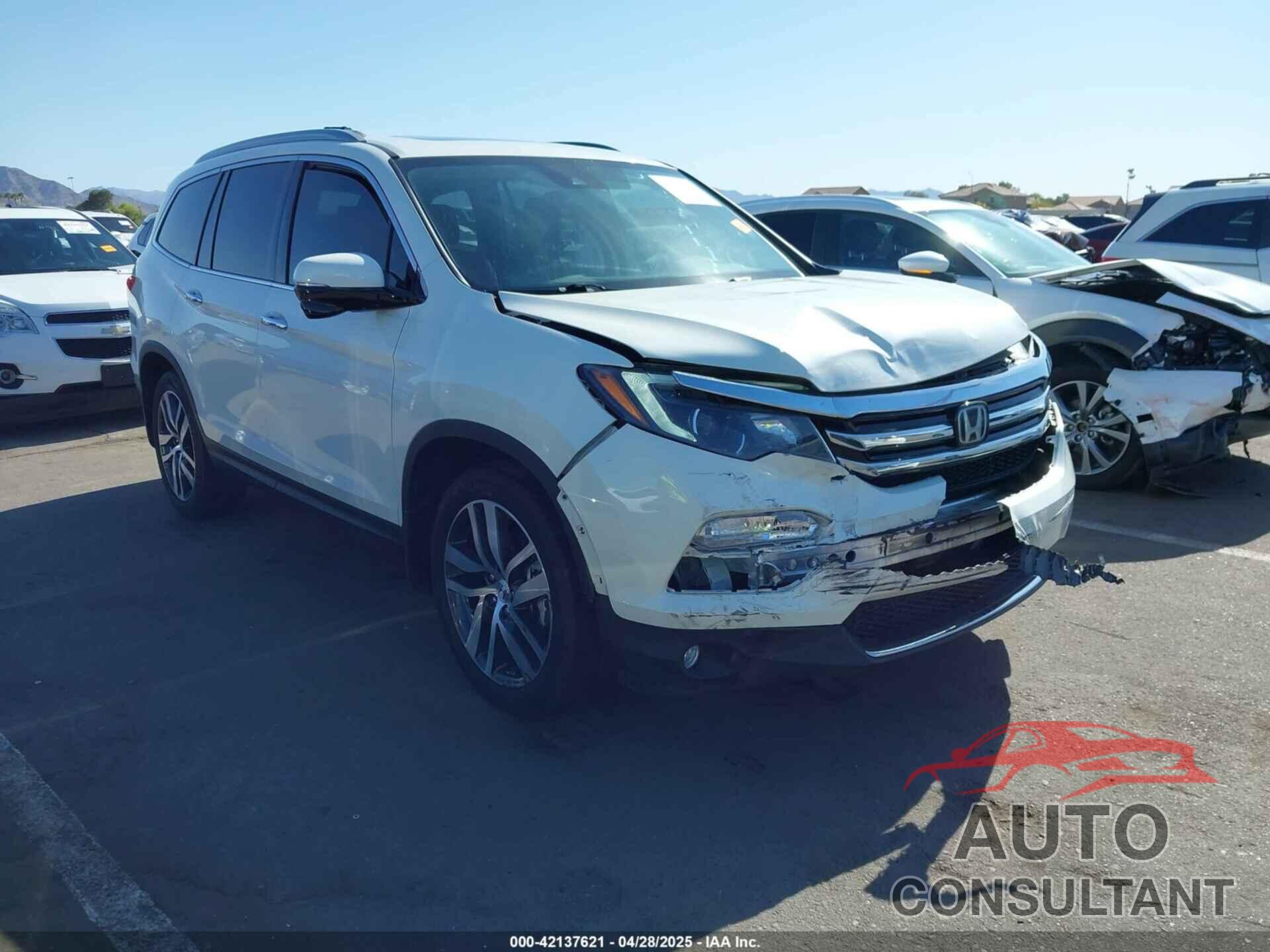 HONDA PILOT 2017 - 5FNYF5H97HB013939