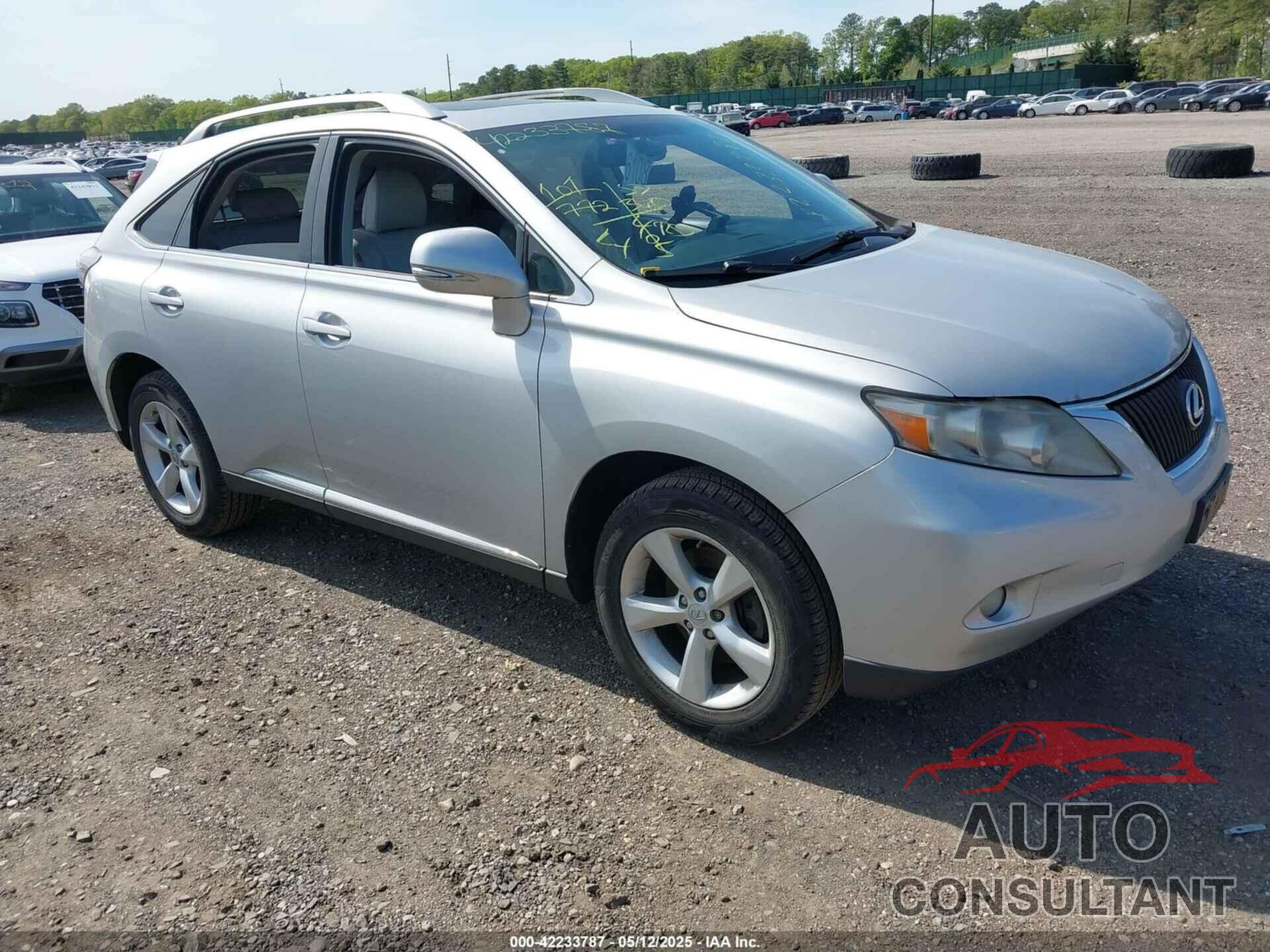 LEXUS RX 350 2010 - 2T2BK1BAXAC017261