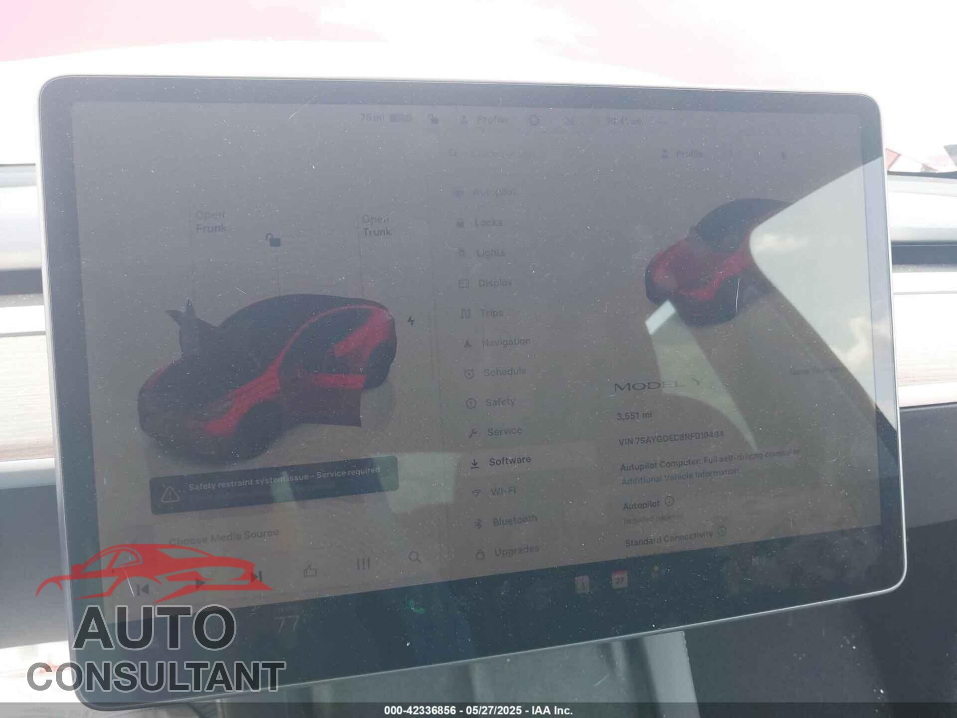 TESLA MODEL Y 2024 - 7SAYGDED8RF019494