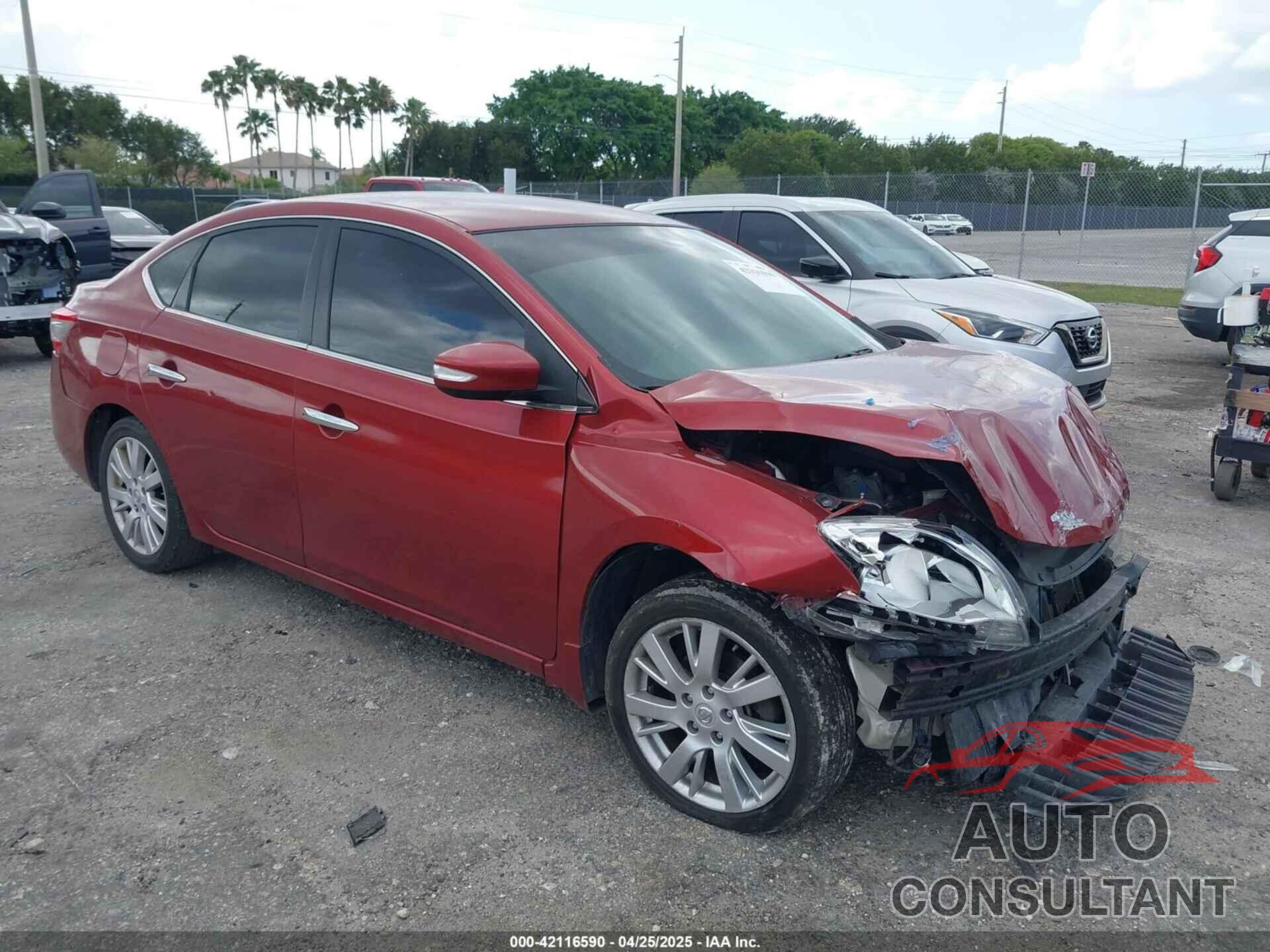 NISSAN SENTRA 2015 - 3N1AB7AP0FY297128