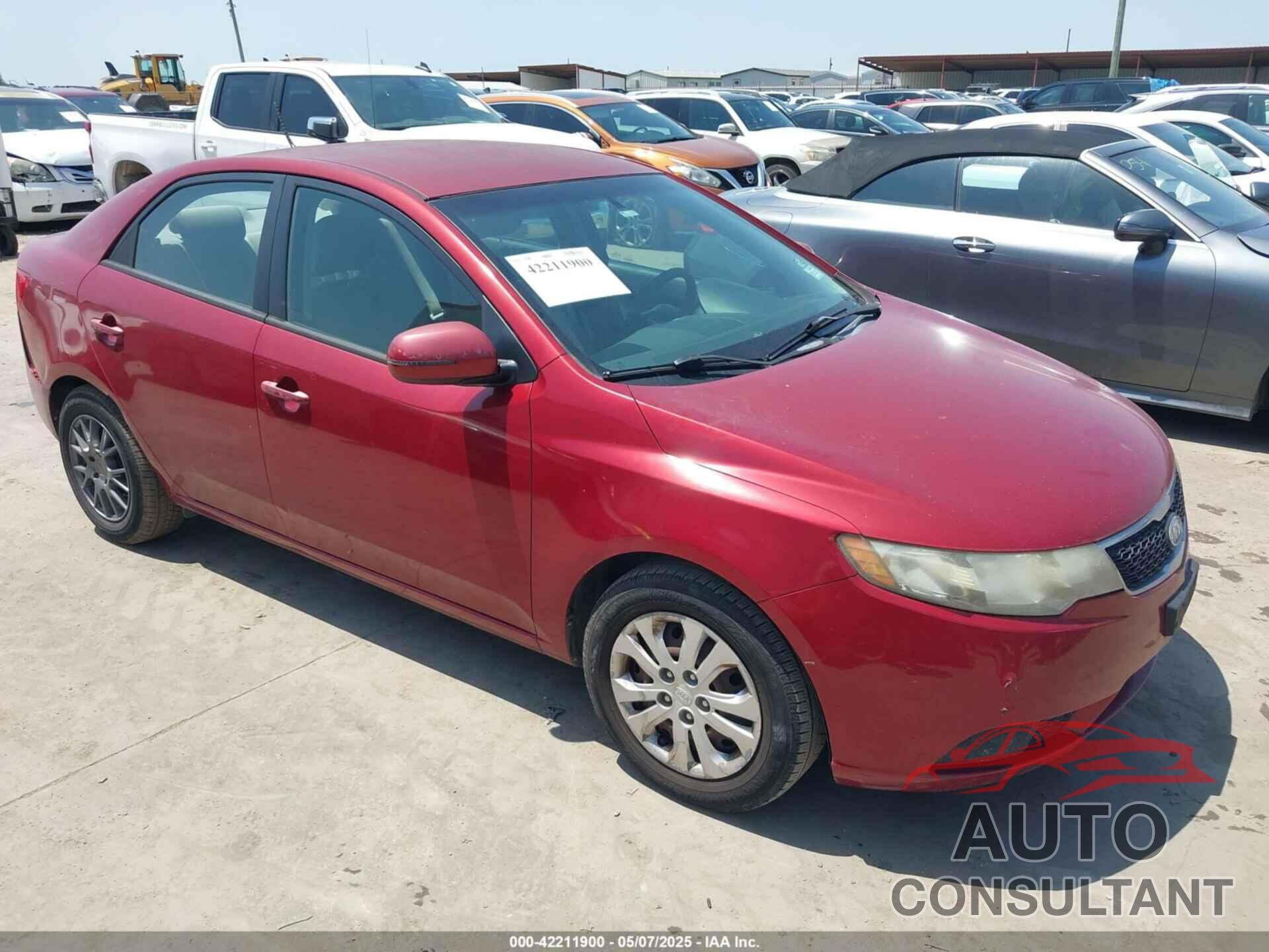KIA FORTE 2011 - KNAFU4A22B5458793