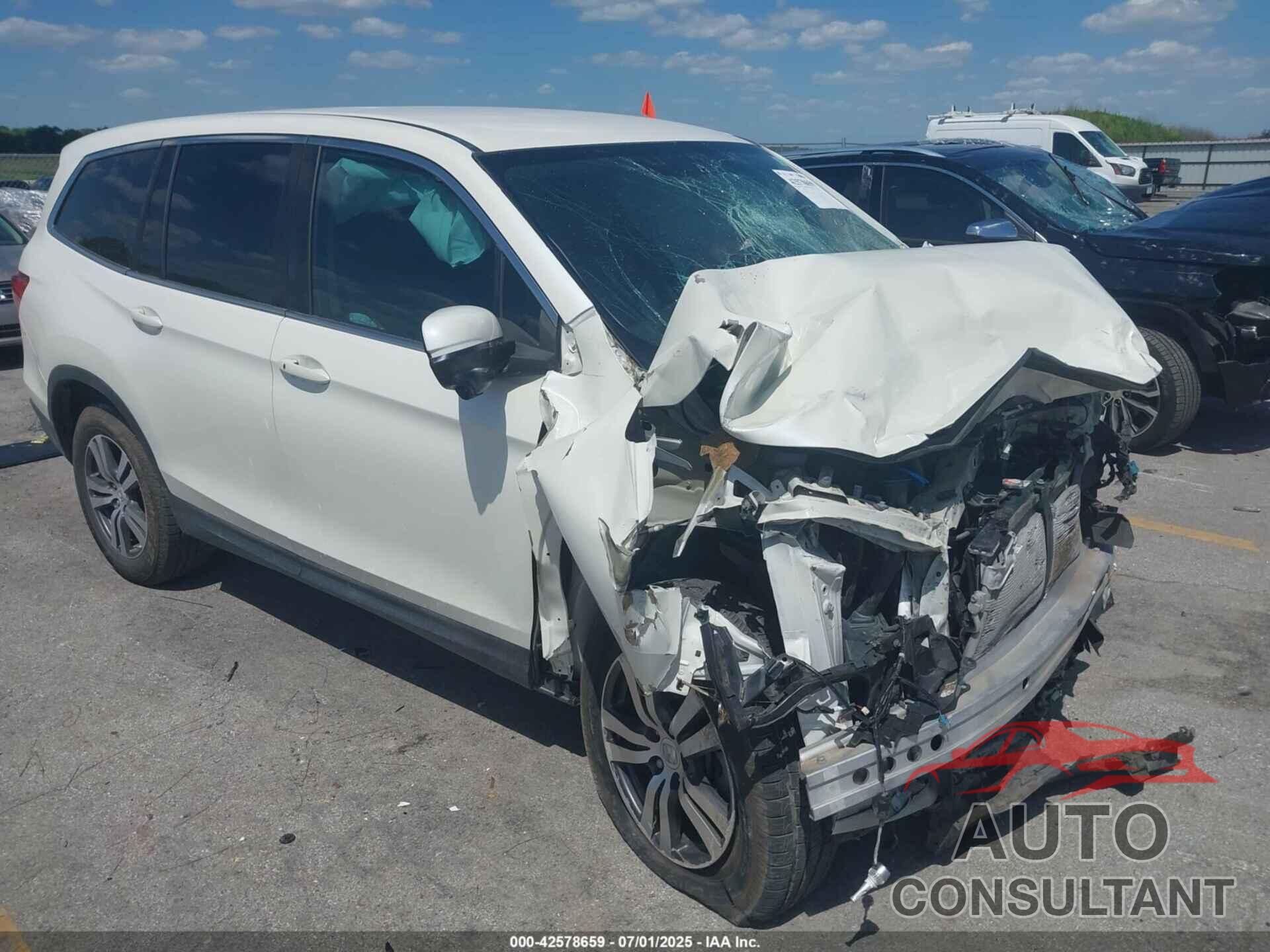 HONDA PILOT 2017 - 5FNYF5H32HB012547
