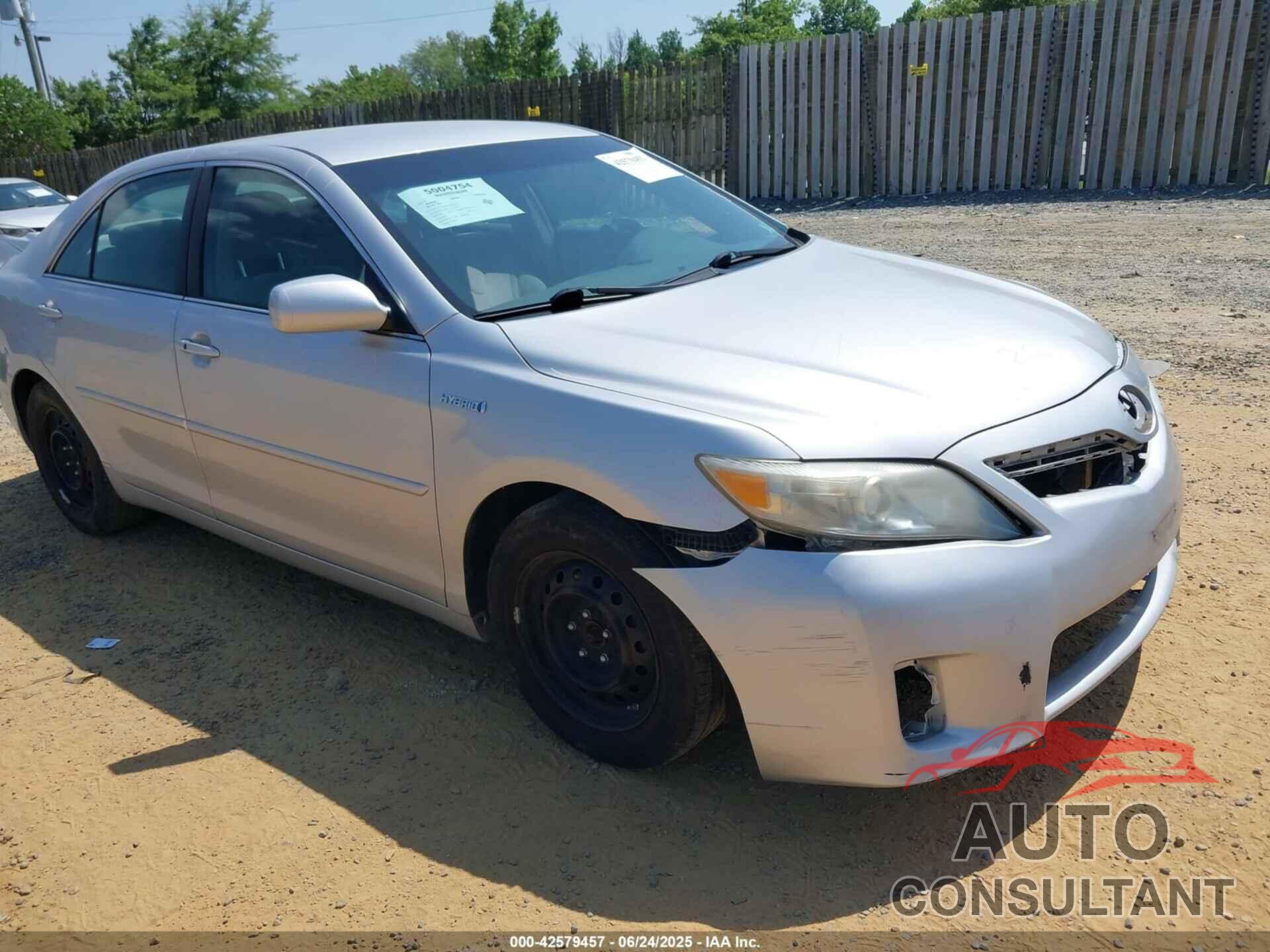 TOYOTA CAMRY HYBRID 2011 - 4T1BB3EK5BU142382