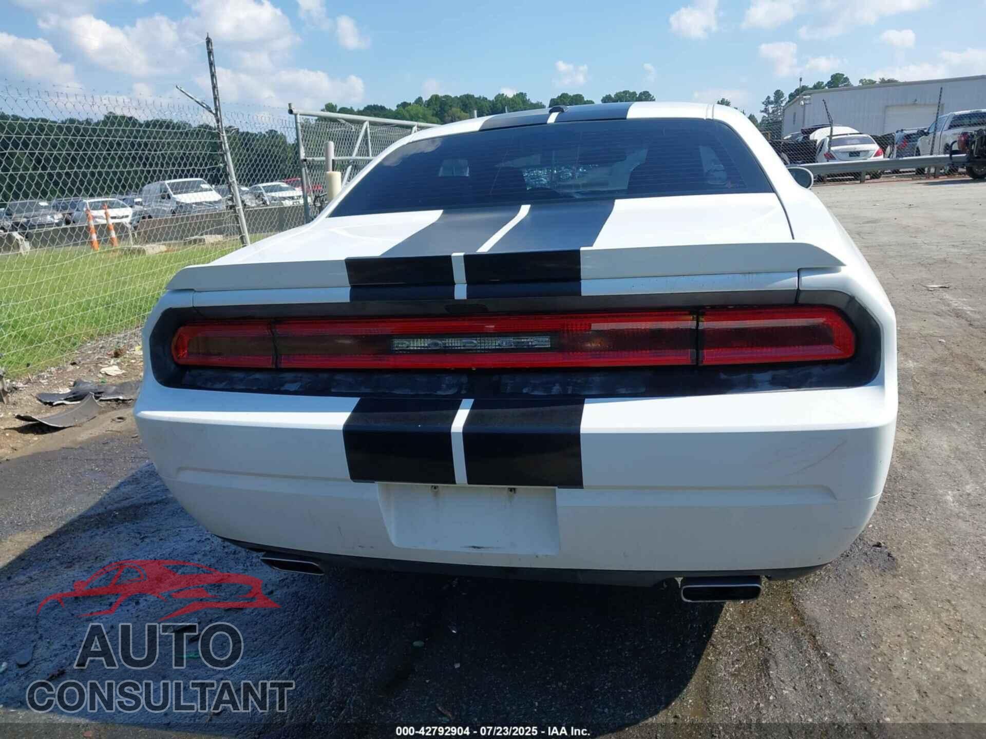 DODGE CHALLENGER 2013 - 2C3CDYAG0DH619974