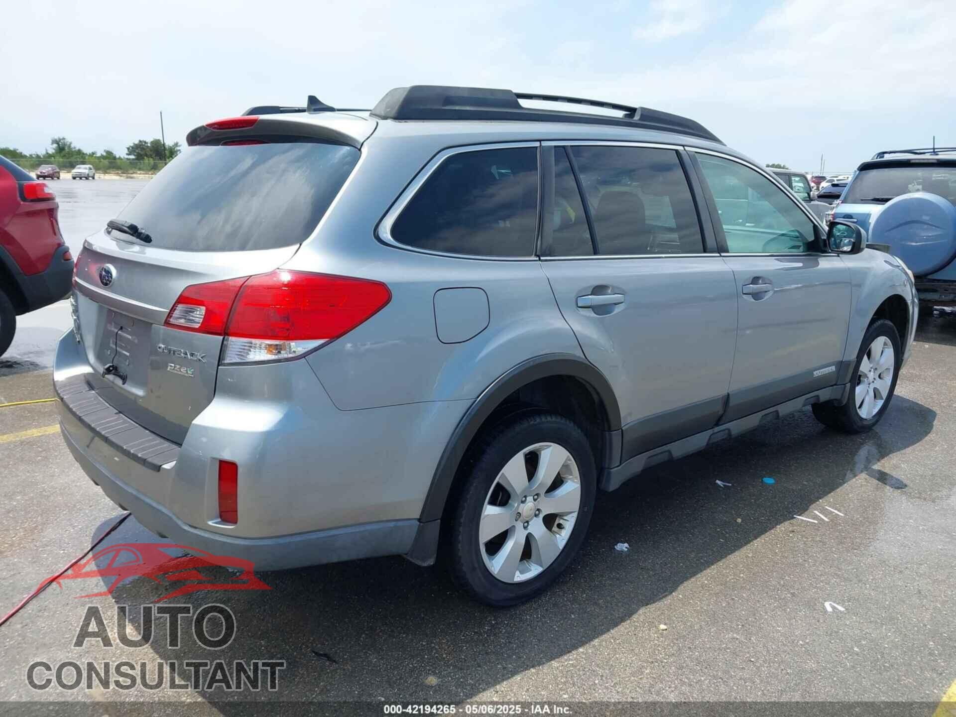 SUBARU OUTBACK 2011 - 4S4BRBFC2B3336774