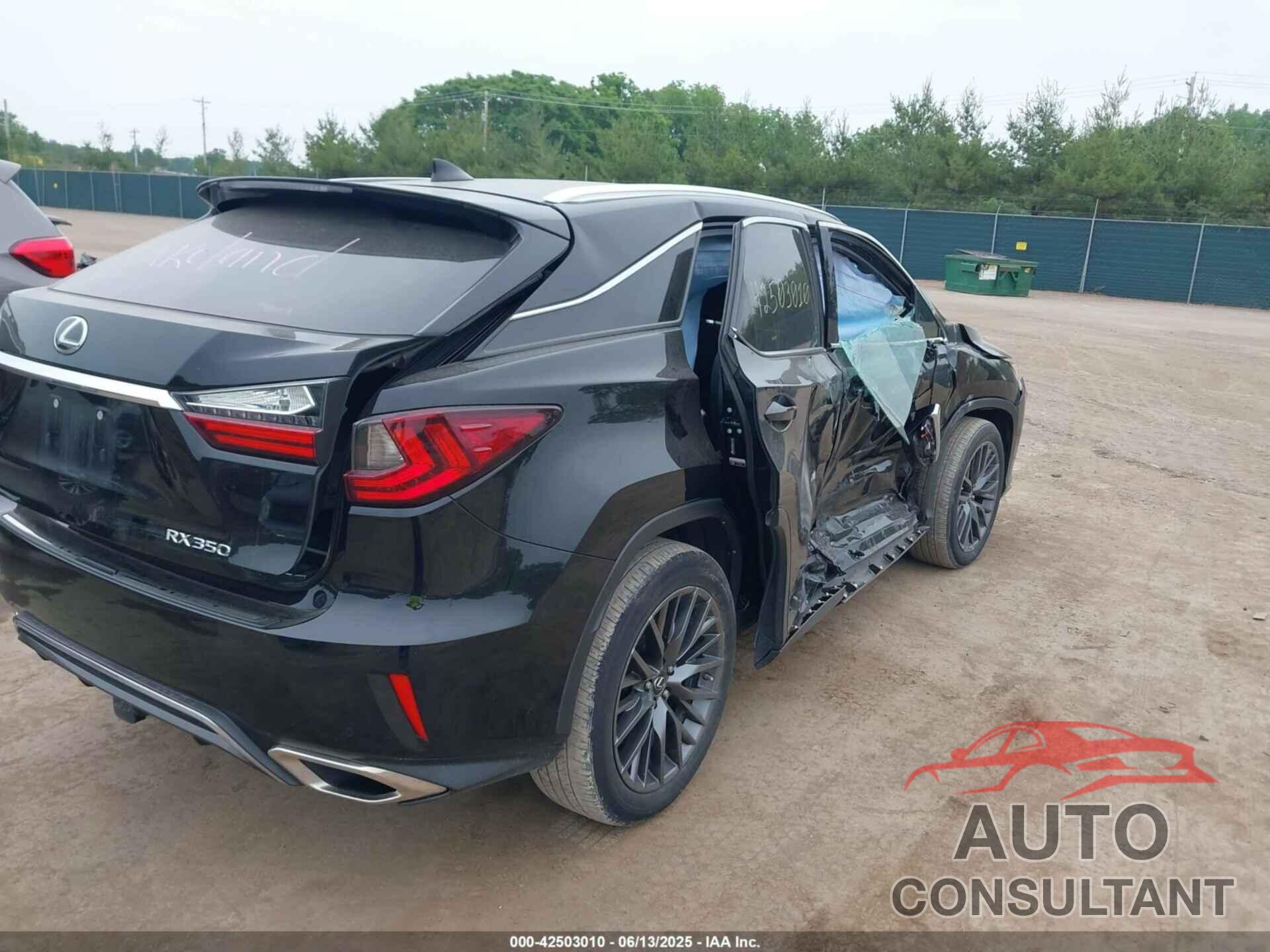 LEXUS RX 350 2016 - 2T2BZMCA5GC048079