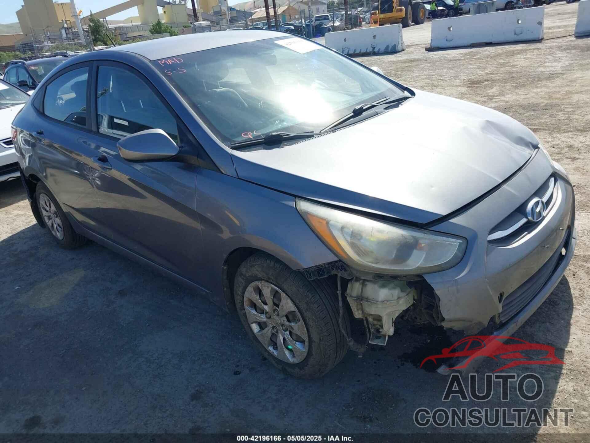 HYUNDAI ACCENT 2016 - KMHCT4AE8GU946285