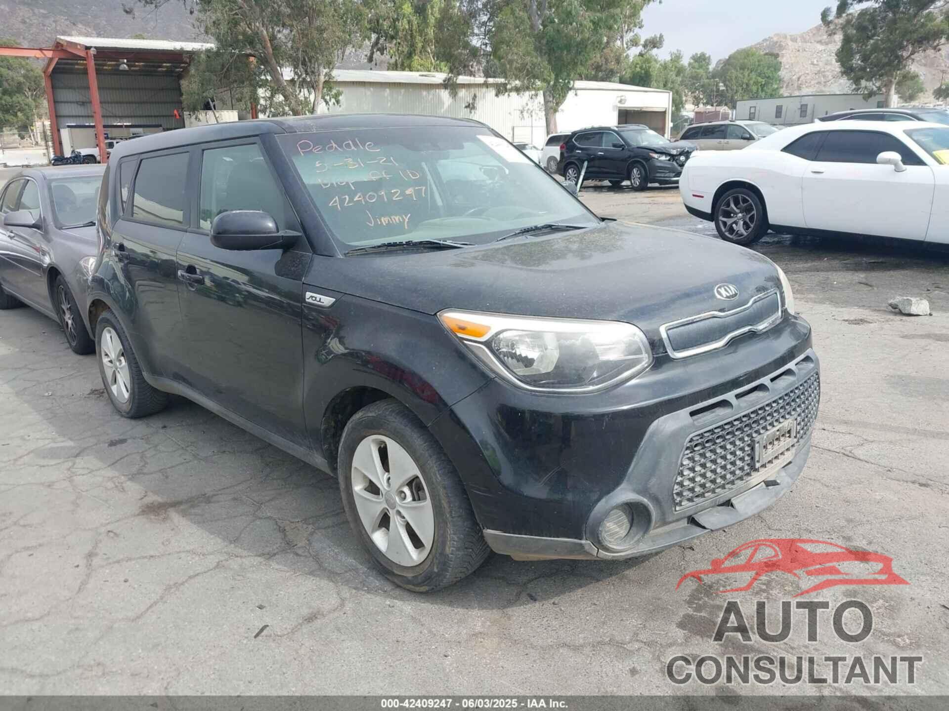 KIA SOUL 2016 - KNDJN2A27G7246773
