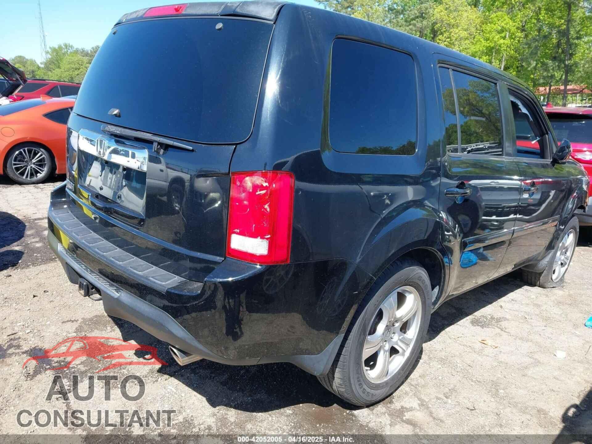 HONDA PILOT 2012 - 5FNYF3H57CB025356