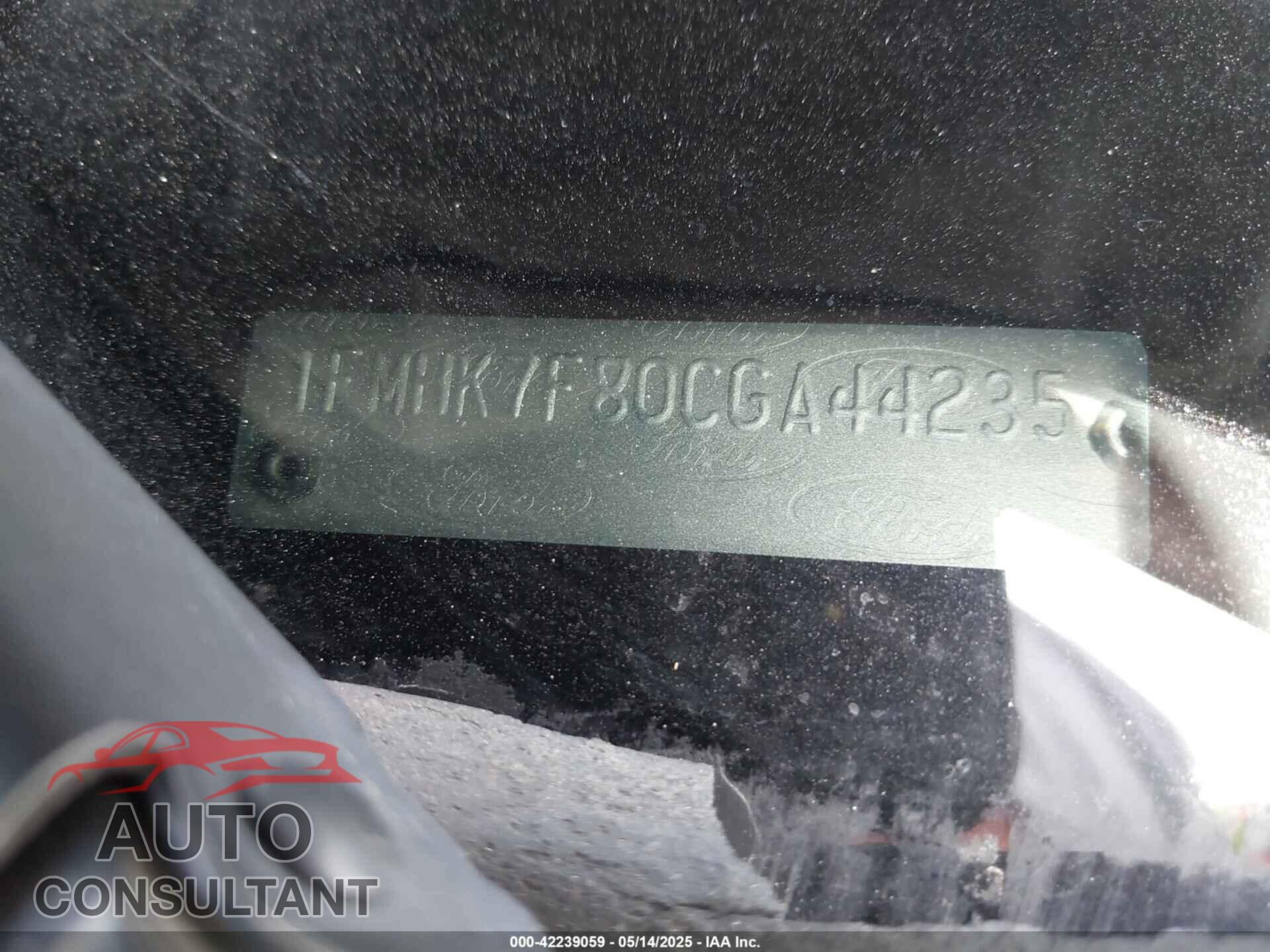 FORD EXPLORER 2012 - 1FMHK7F80CGA44235
