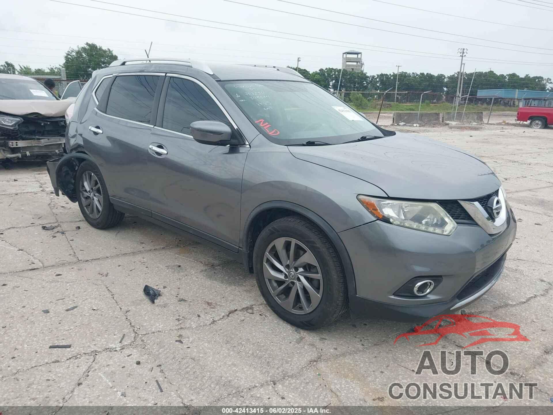 NISSAN ROGUE 2016 - KNMAT2MT4GP723234