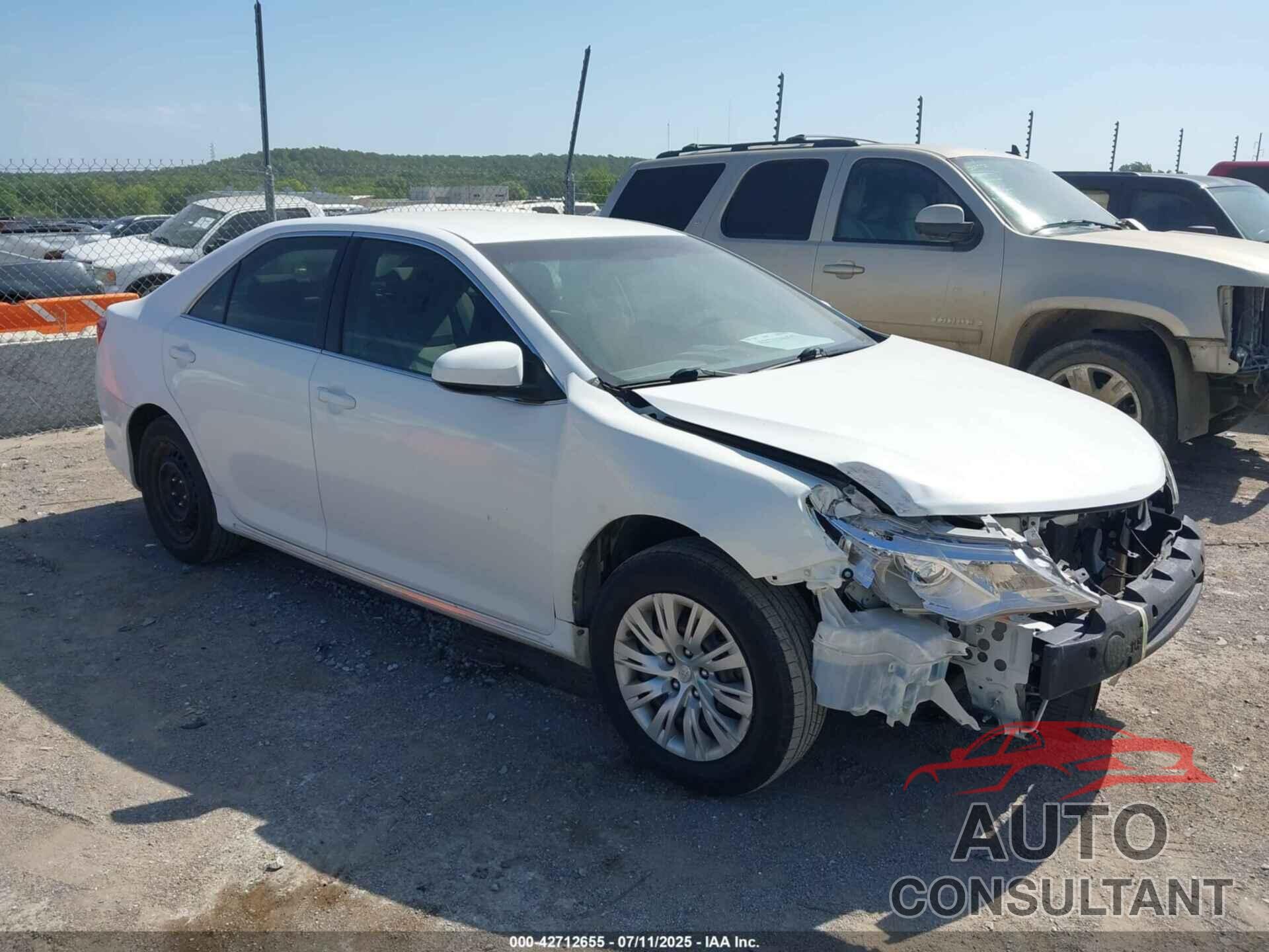 TOYOTA CAMRY 2012 - 4T1BF1FK7CU524714