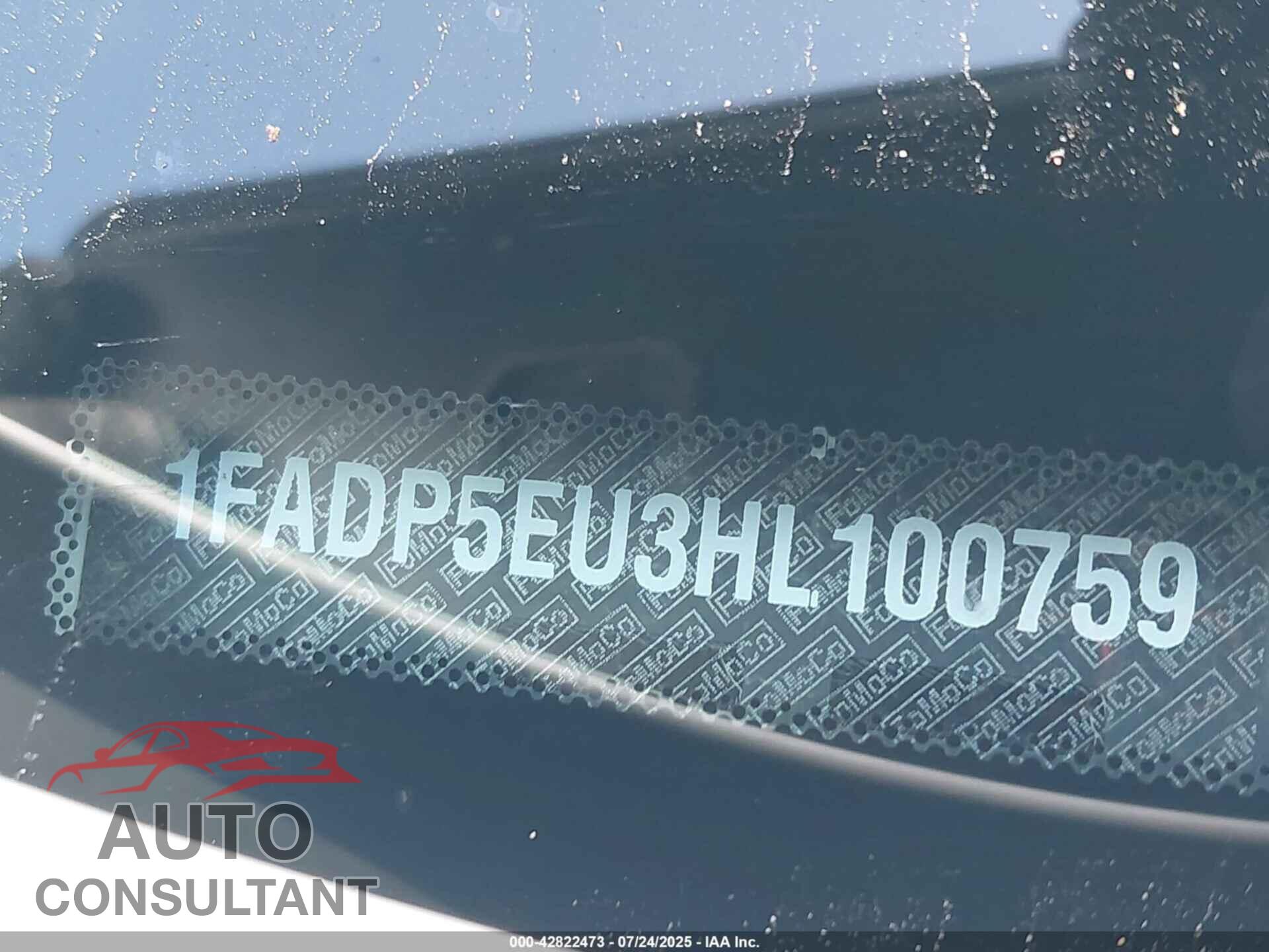 FORD C-MAX ENERGI 2017 - 1FADP5EU3HL100759