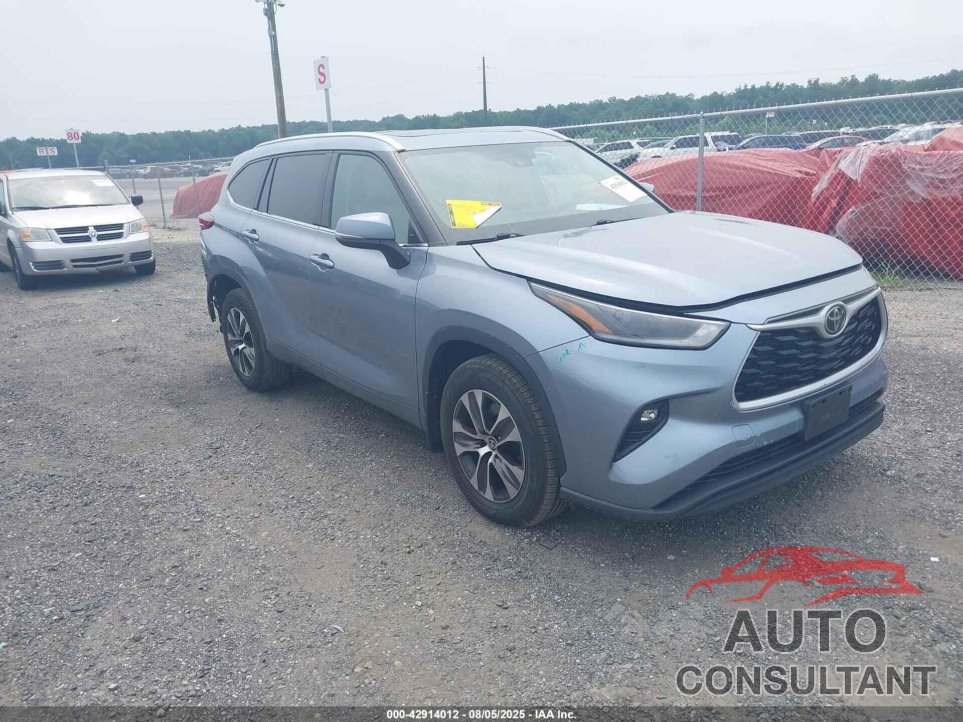 TOYOTA HIGHLANDER 2021 - 5TDHZRBH1MS107240