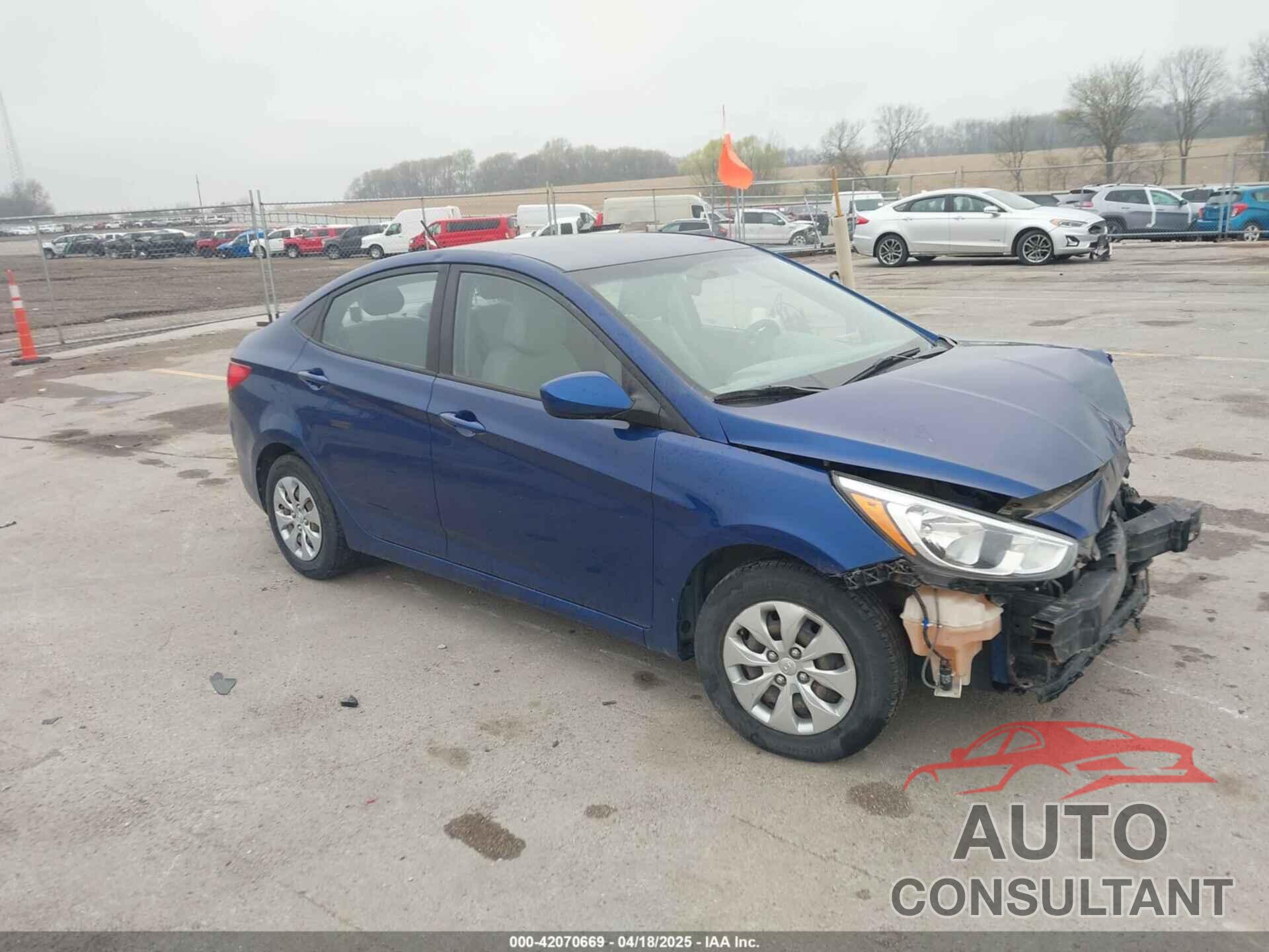 HYUNDAI ACCENT 2016 - KMHCT4AE9GU105608