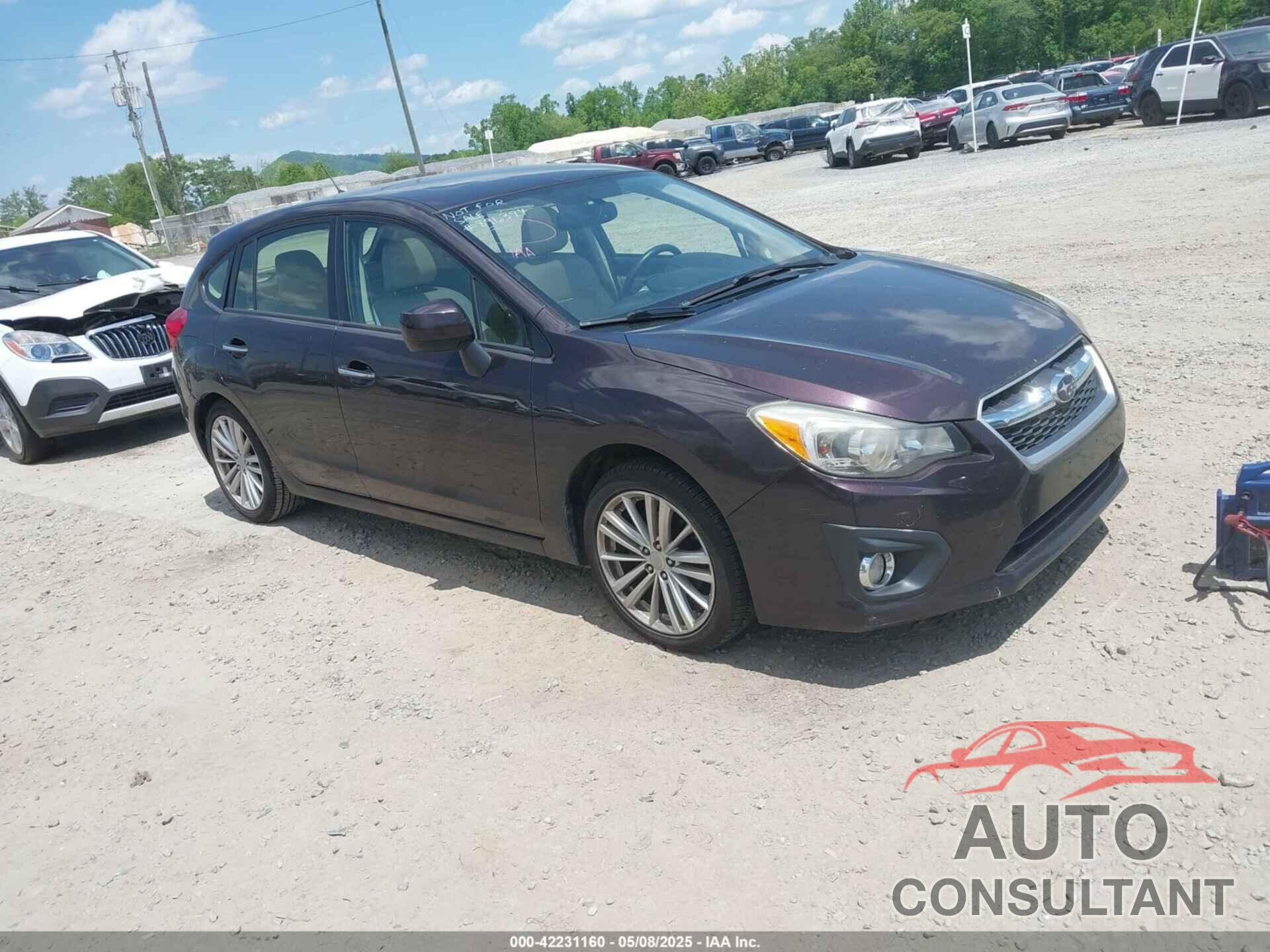 SUBARU IMPREZA 2013 - JF1GPAH68D2896394