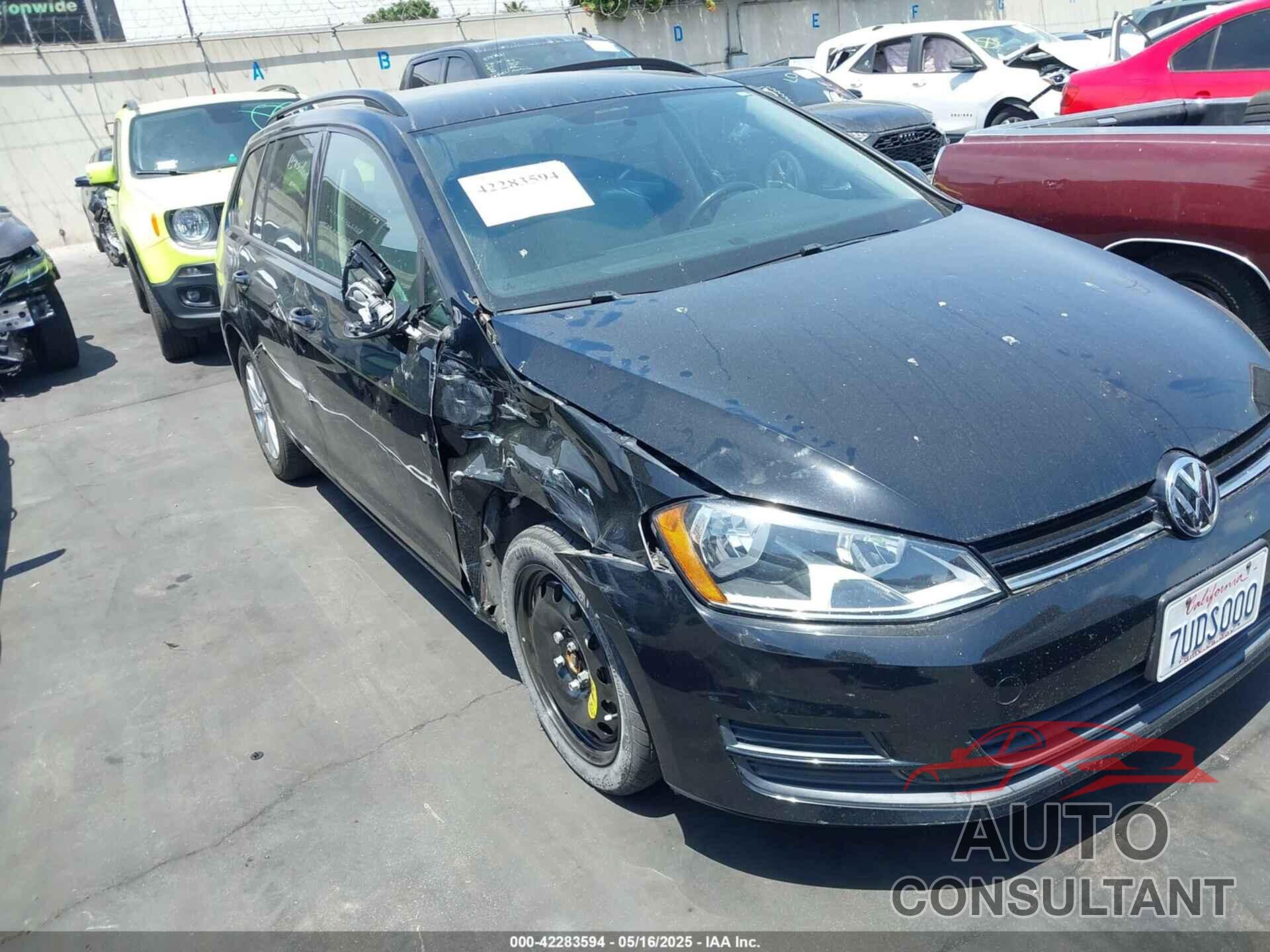 VOLKSWAGEN GOLF SPORTWAGEN 2016 - 3VWC17AU2GM506275