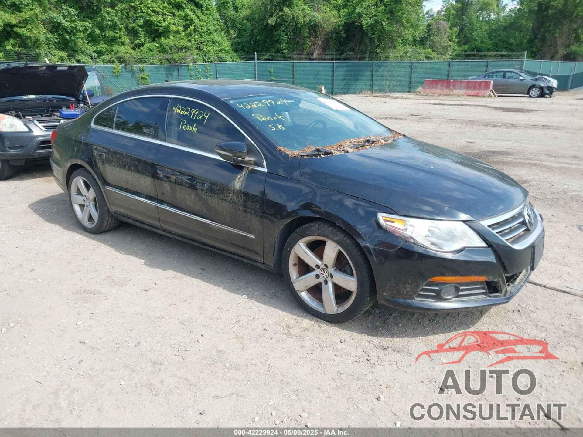VOLKSWAGEN CC 2011 - WVWHN7AN3BE701466