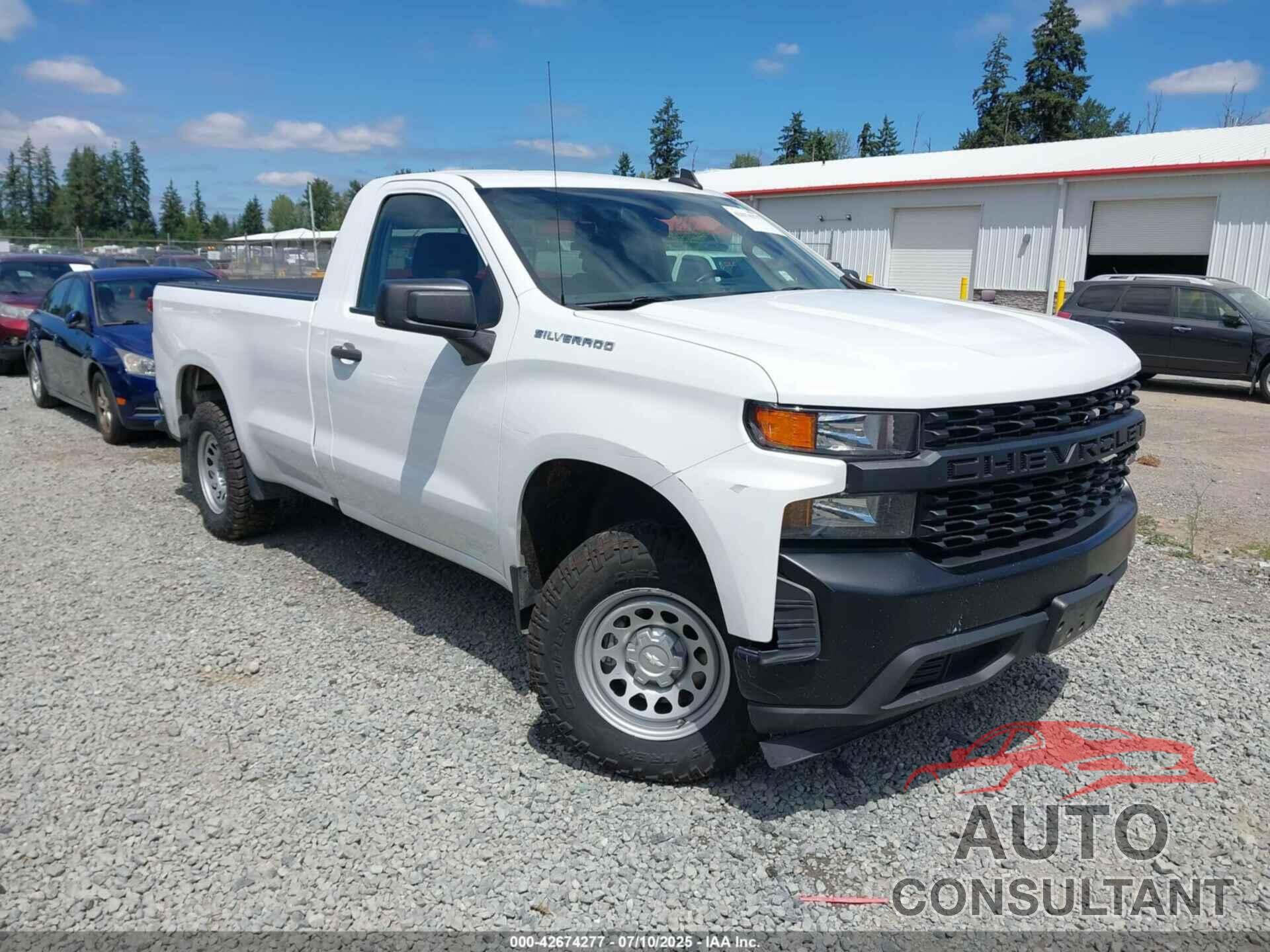 CHEVROLET SILVERADO 1500 2021 - 3GCNWAEK3MG384216
