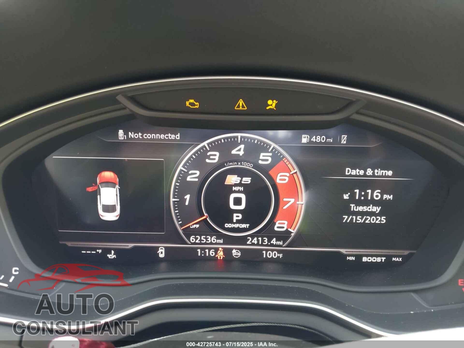 AUDI S5 2018 - WAUC4CF59JA040429